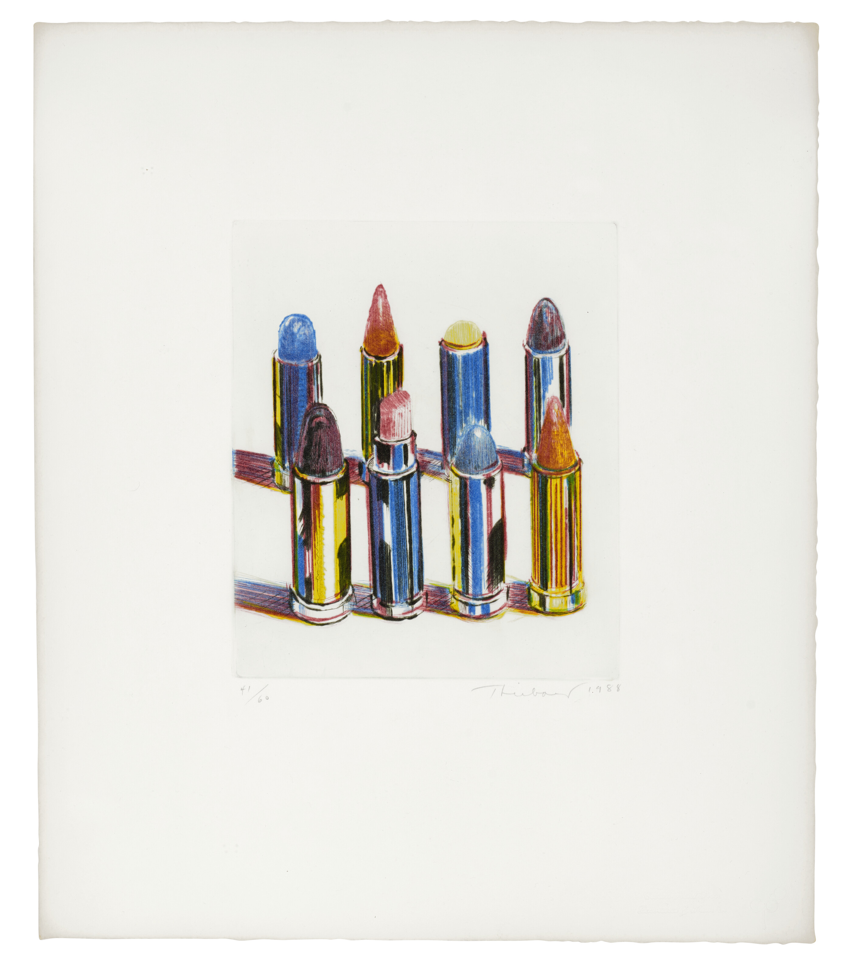 Wayne Thiebaud — Восемь помад для губ, изображение 3