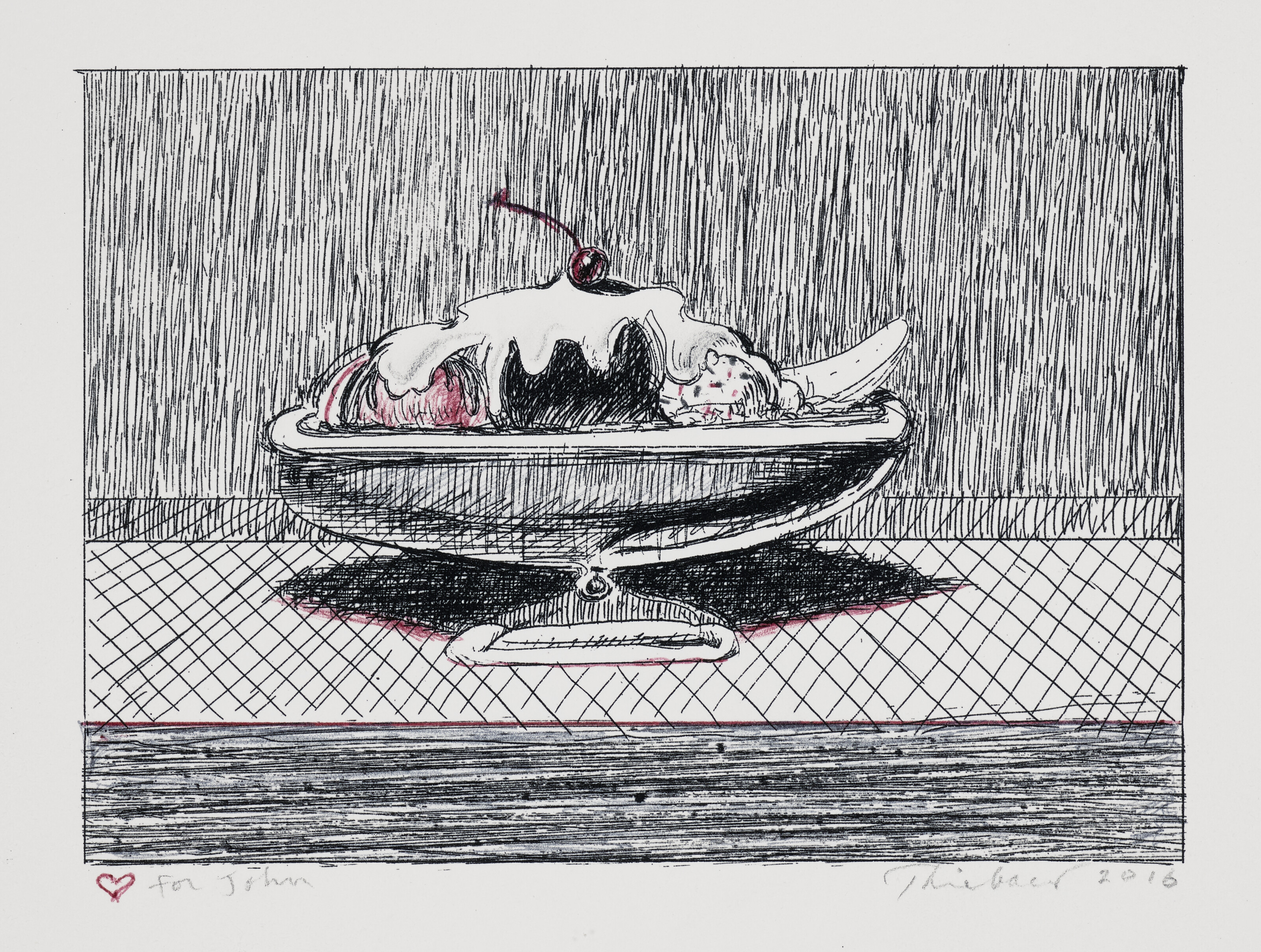 Wayne Thiebaud — Банановый сплит