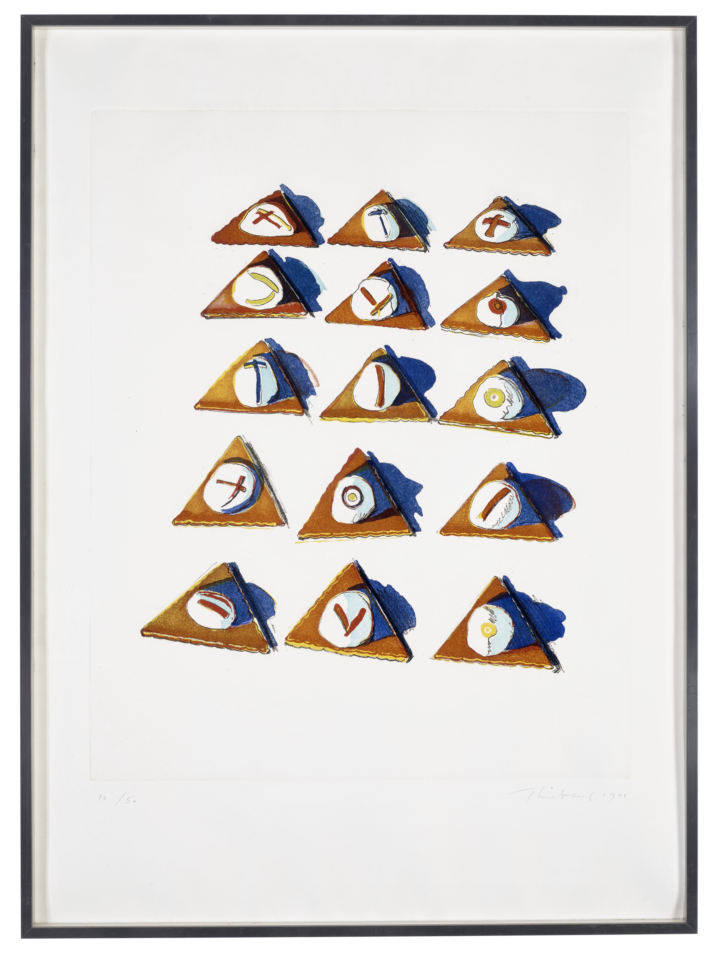 Wayne Thiebaud — Треугольник утончается на основе семи натюрмортов и серебряного пейзажа, изображение 2