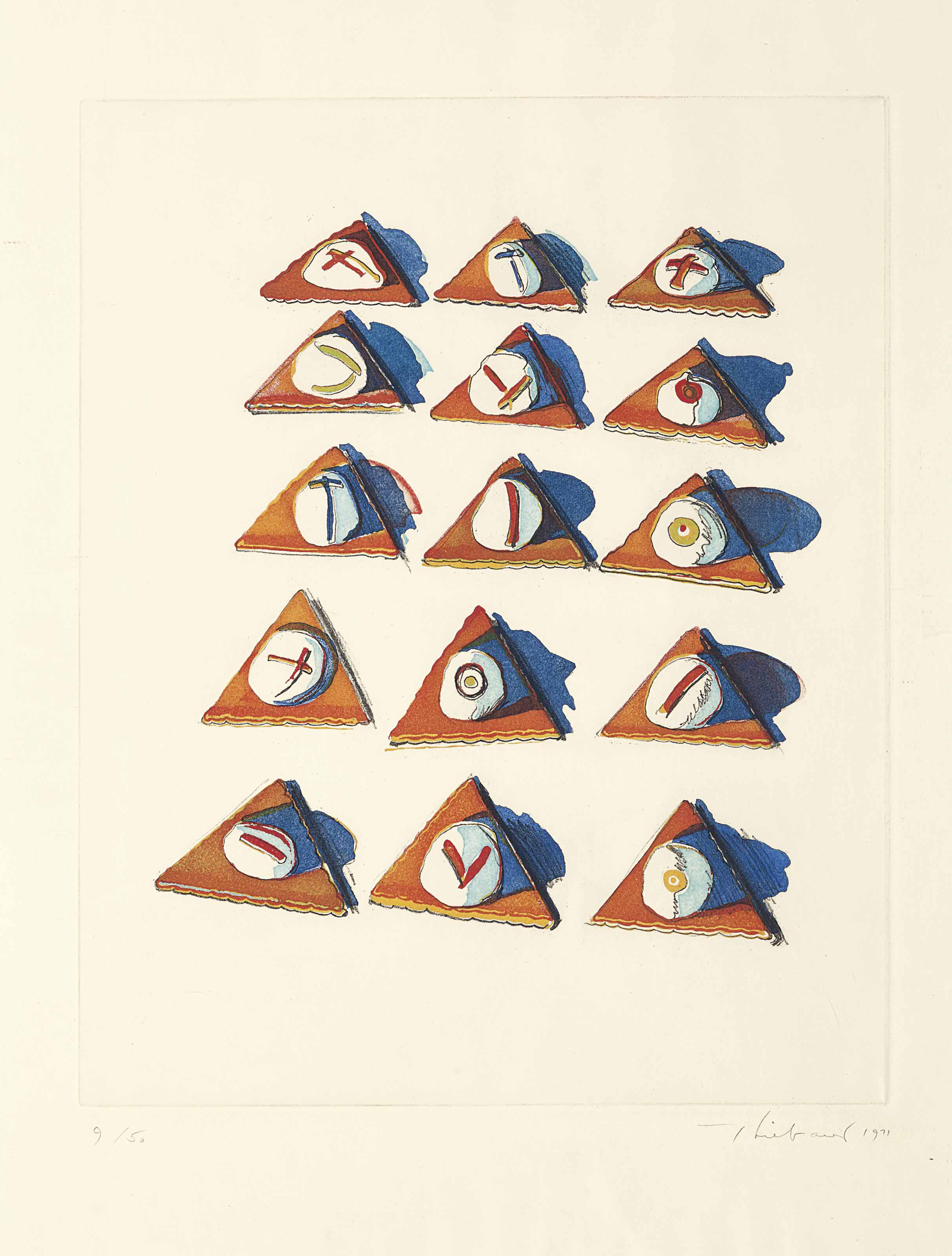 Wayne Thiebaud — Треугольник утончается на основе семи натюрмортов и серебряного пейзажа