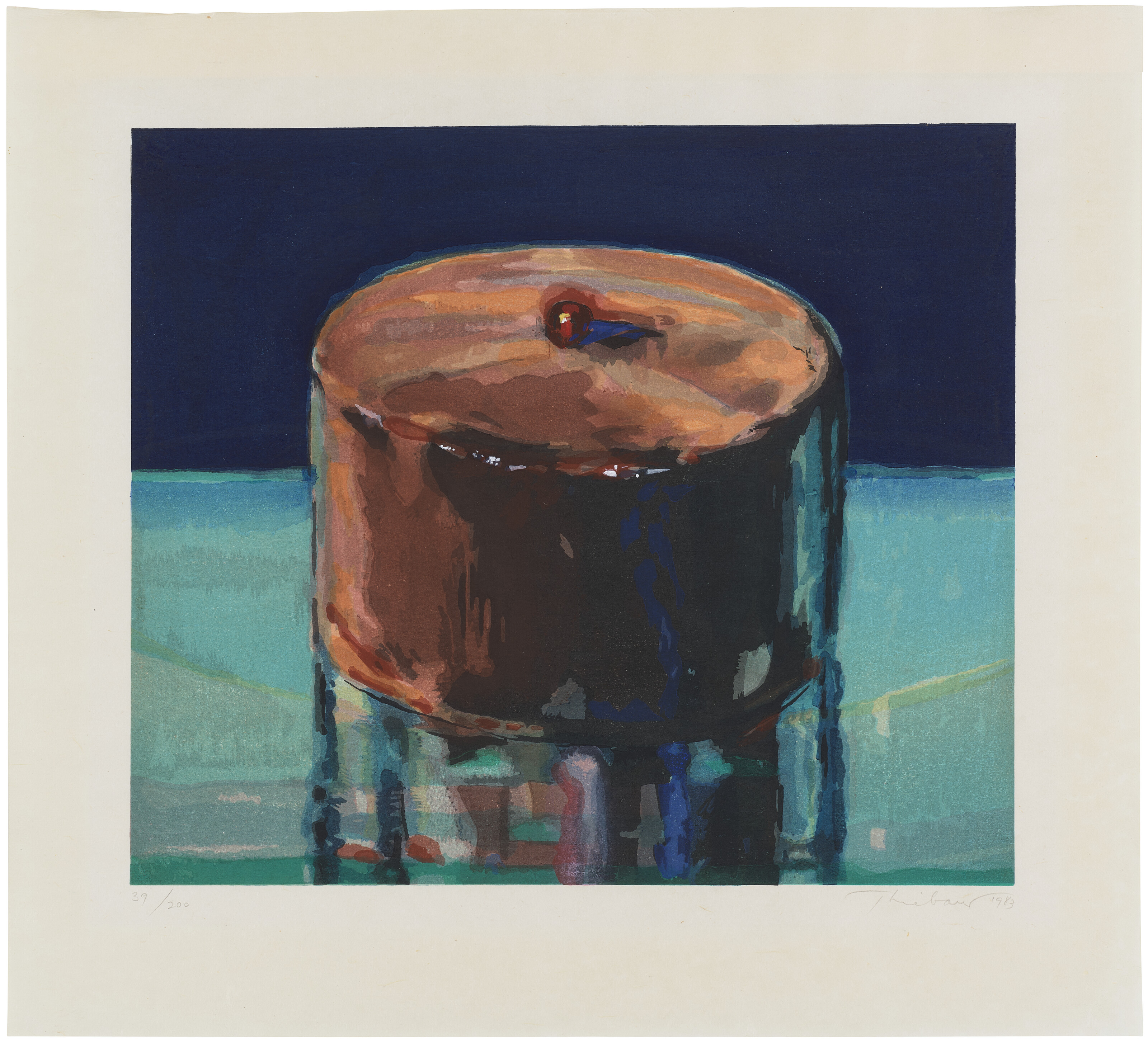 Wayne Thiebaud — Темный пирог