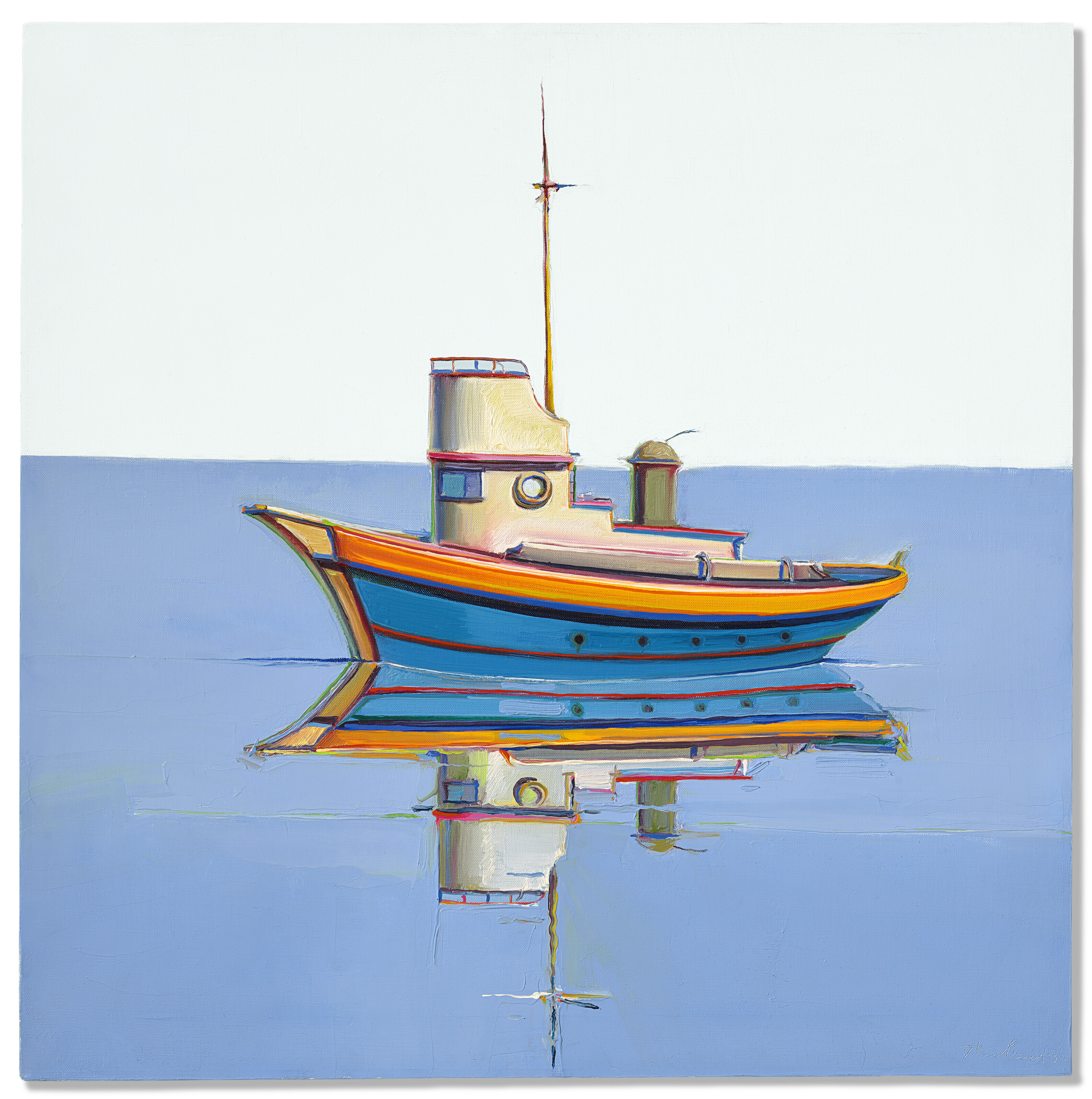 Wayne Thiebaud — Профиль лодки