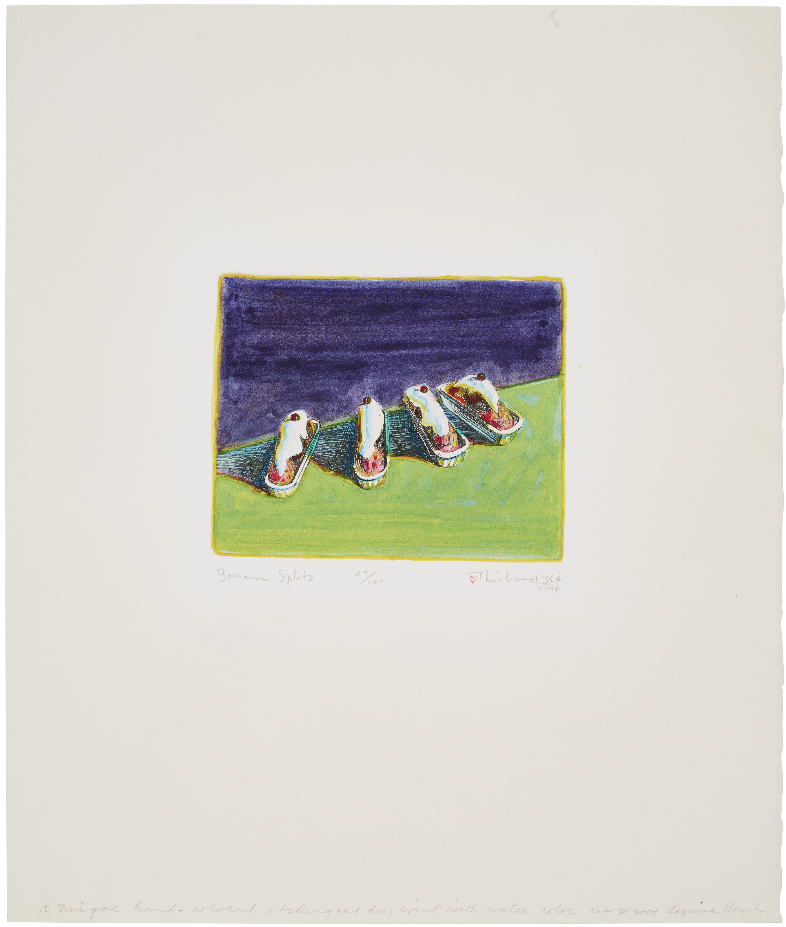Wayne Thiebaud — Банановый шпагат