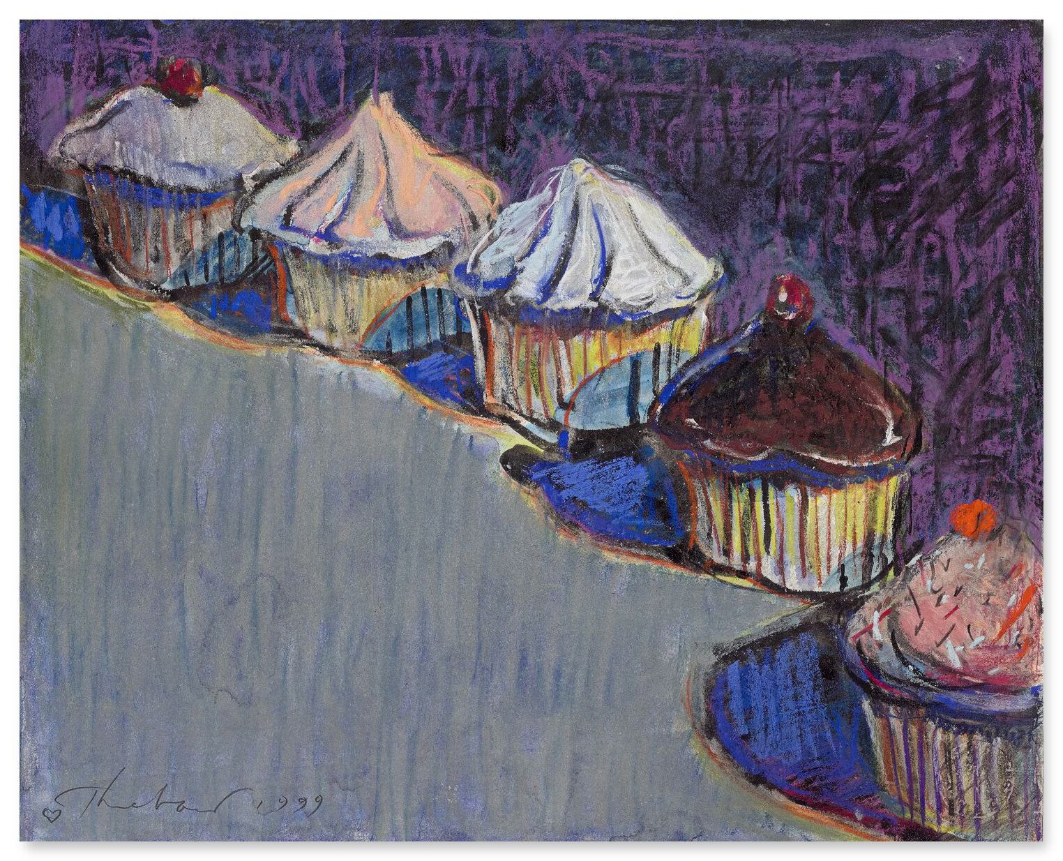 Wayne Thiebaud — Без названия (кексы)