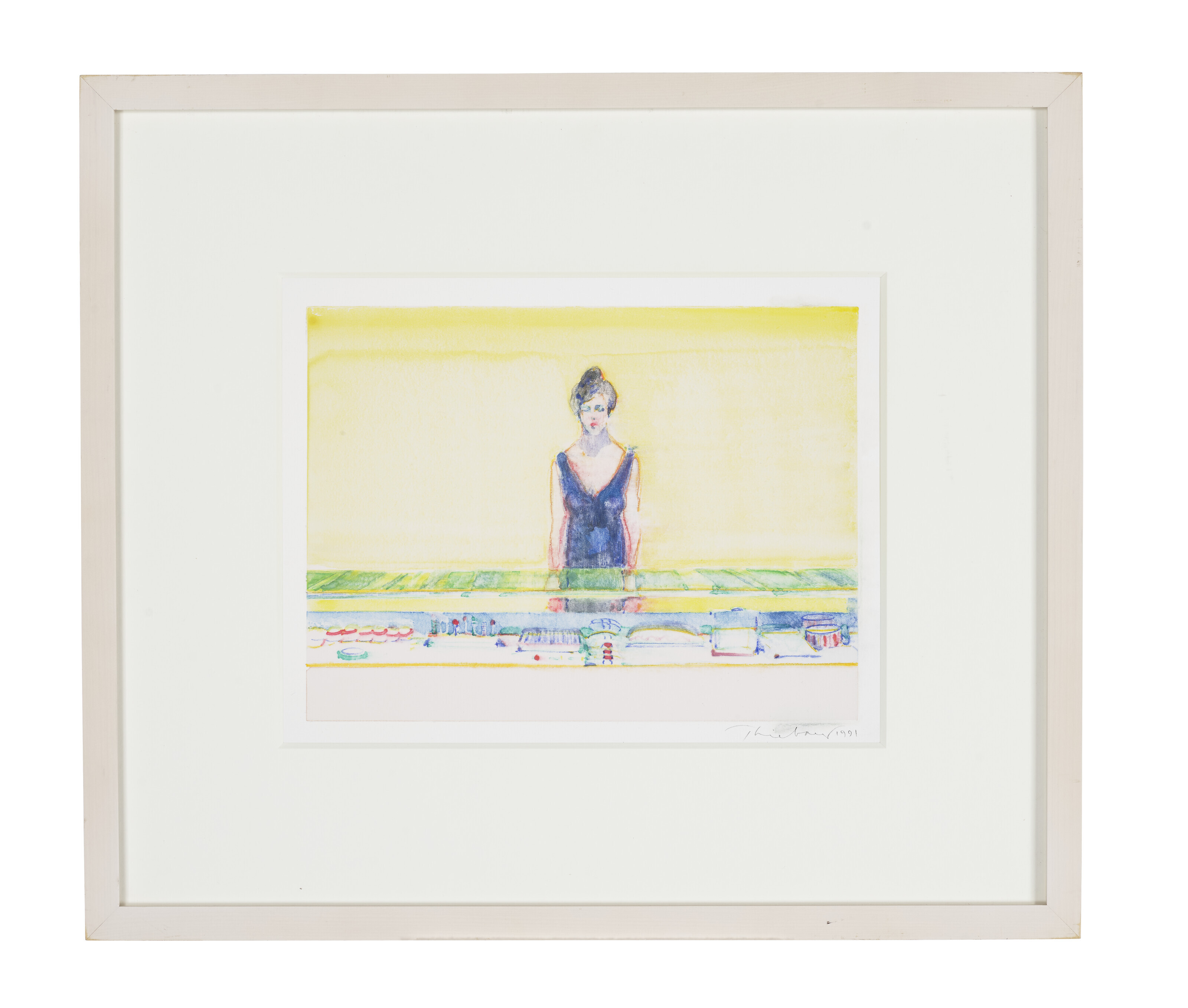Wayne Thiebaud — Продавщица за стойкой, изображение 2