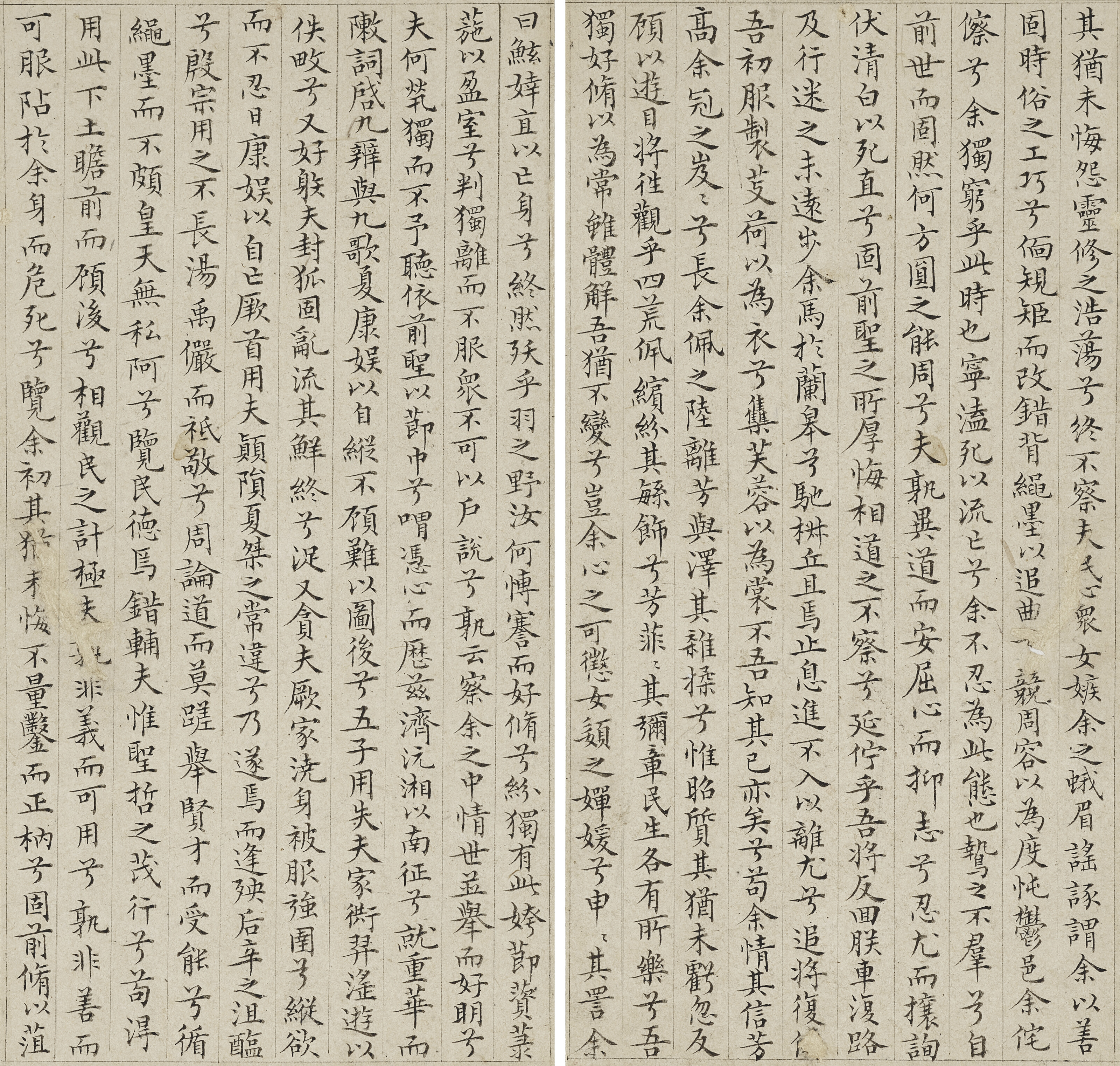Wen Zhengming — Каллиграфия мелким обычным шрифтом, изображение 4
