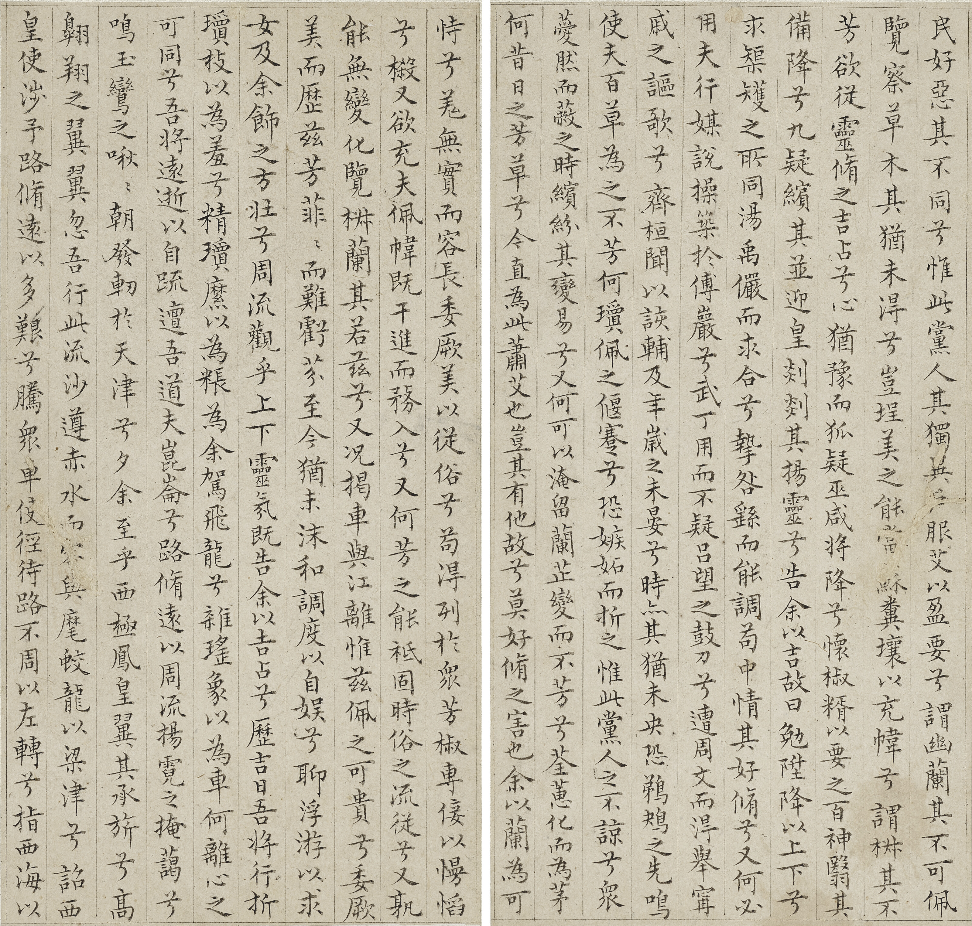 Wen Zhengming — Каллиграфия мелким обычным шрифтом, изображение 6