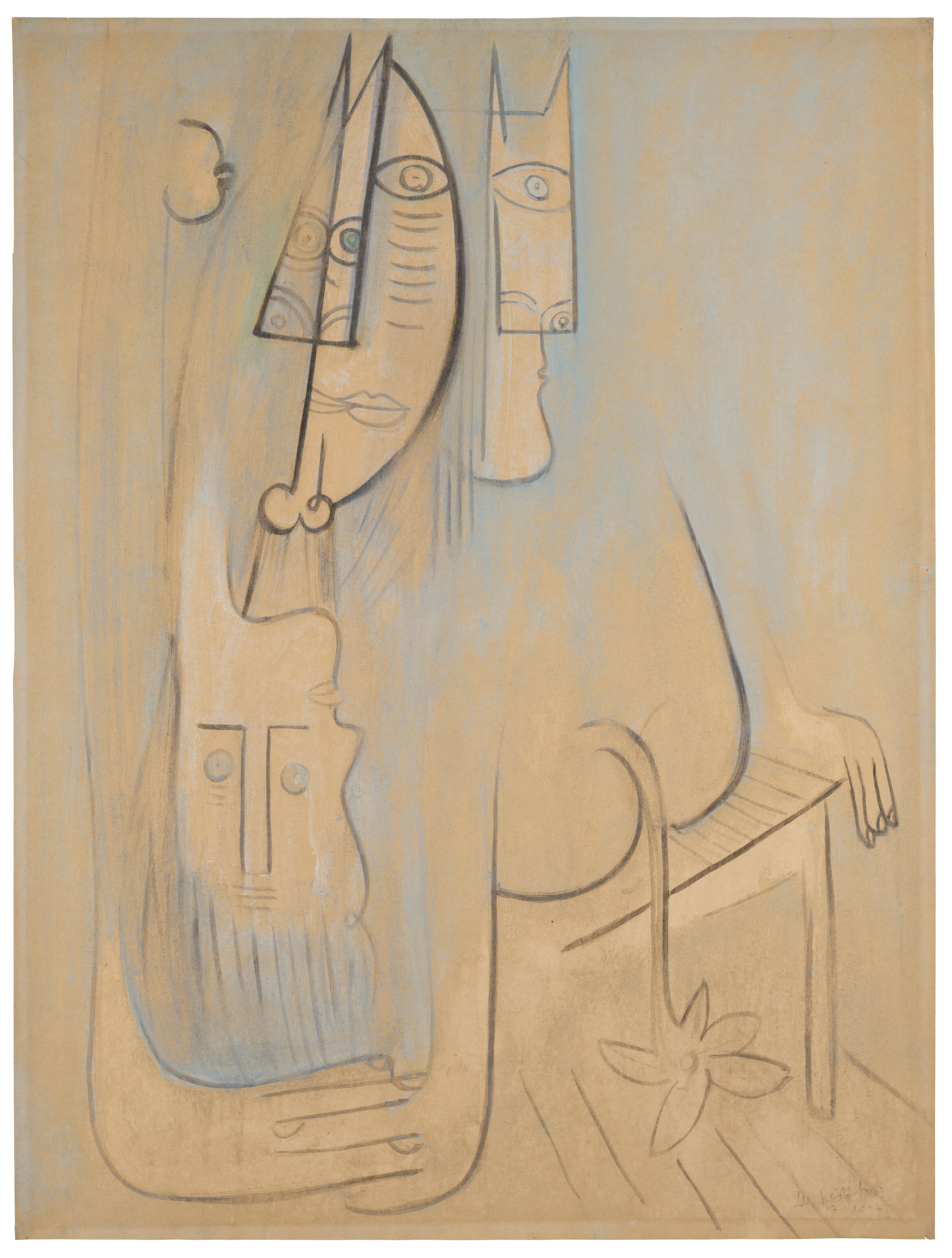 Wifredo Lam — Ле-парочка, III, изображение 2