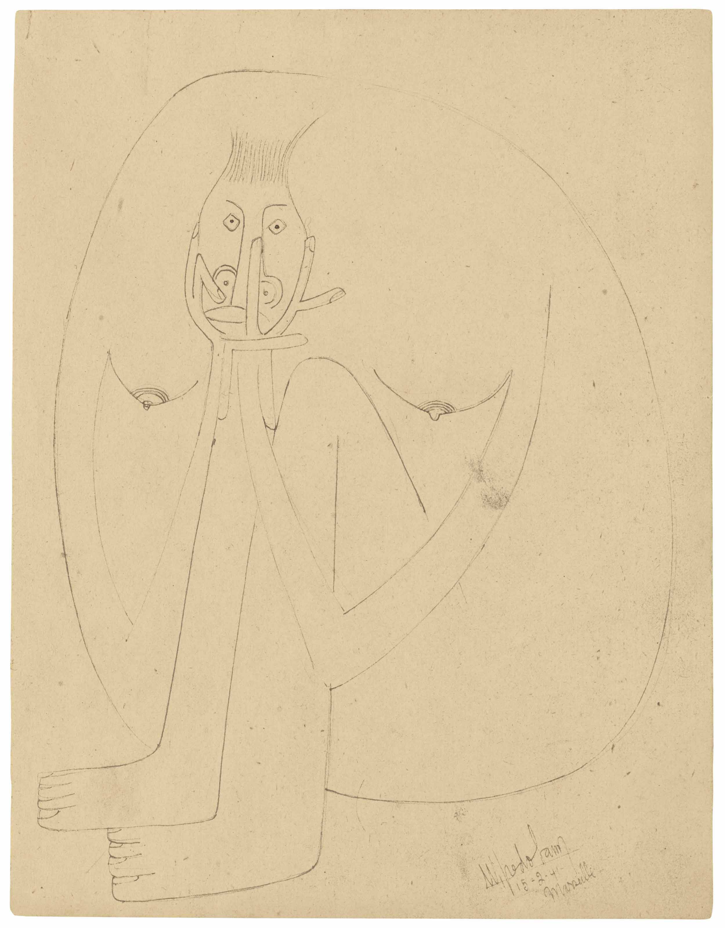 Wifredo Lam — Бретонский проект иллюстрации, изображение 2