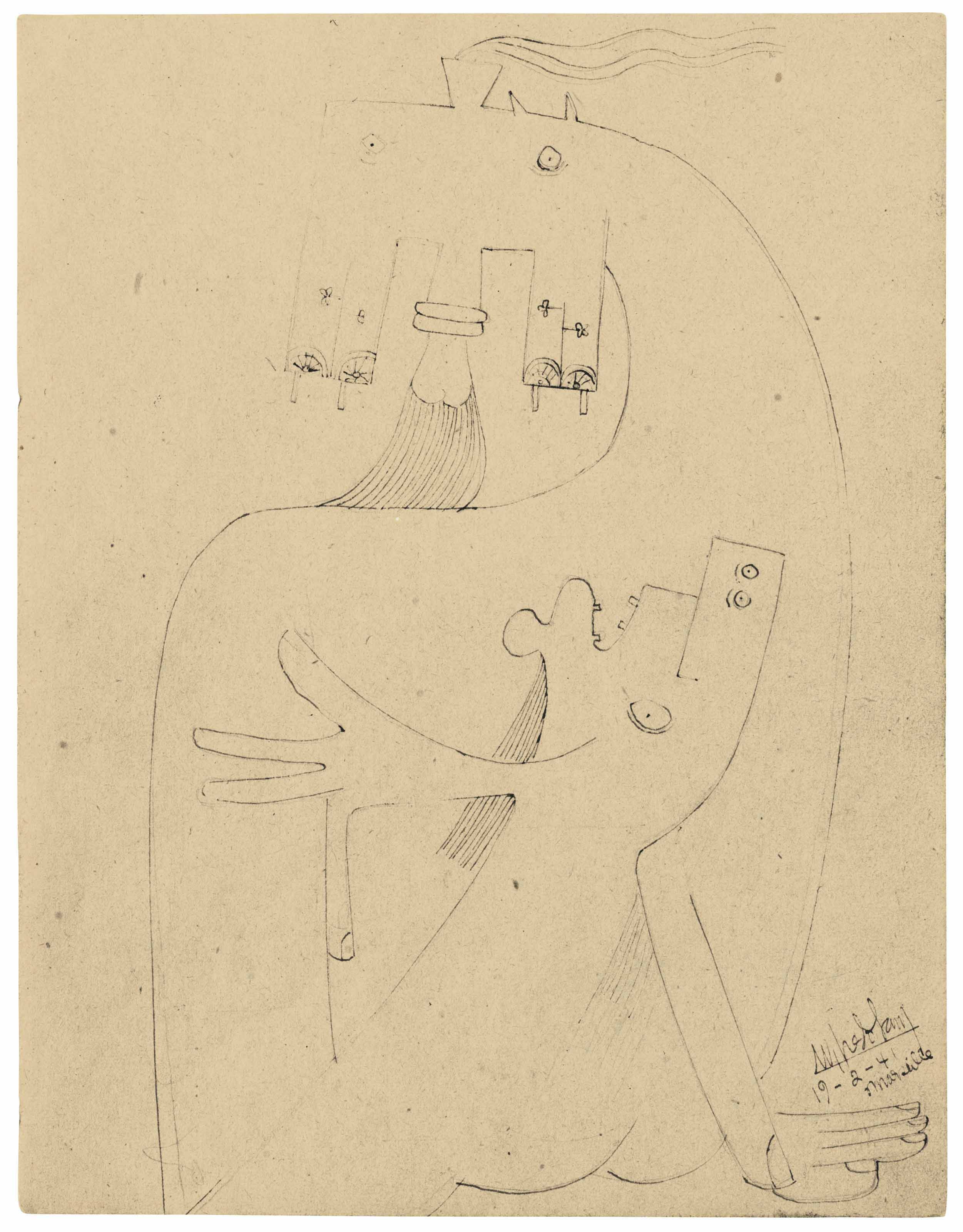 Wifredo Lam — Бретонский проект иллюстрации, изображение 3