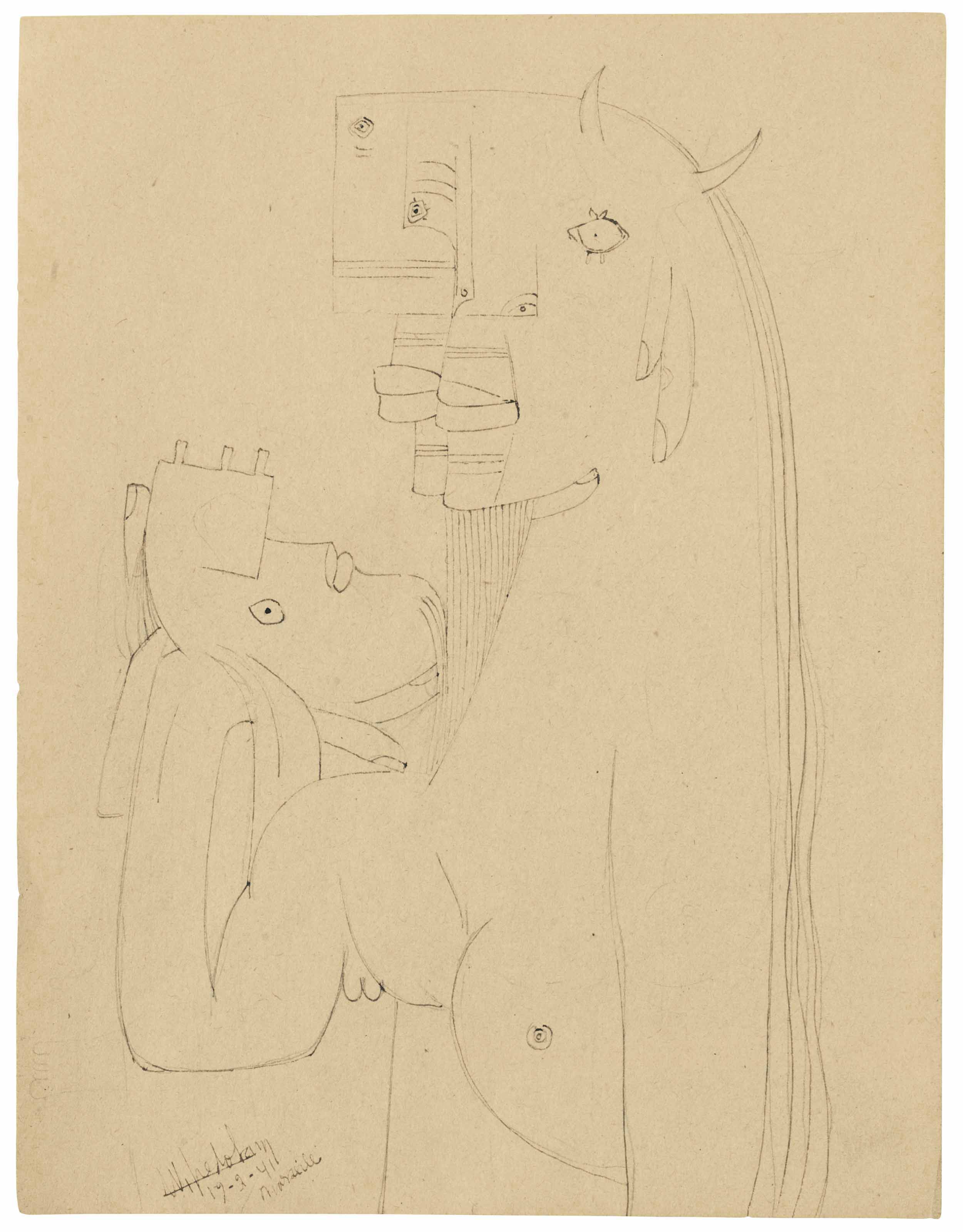 Wifredo Lam — Бретонский проект иллюстрации, изображение 4