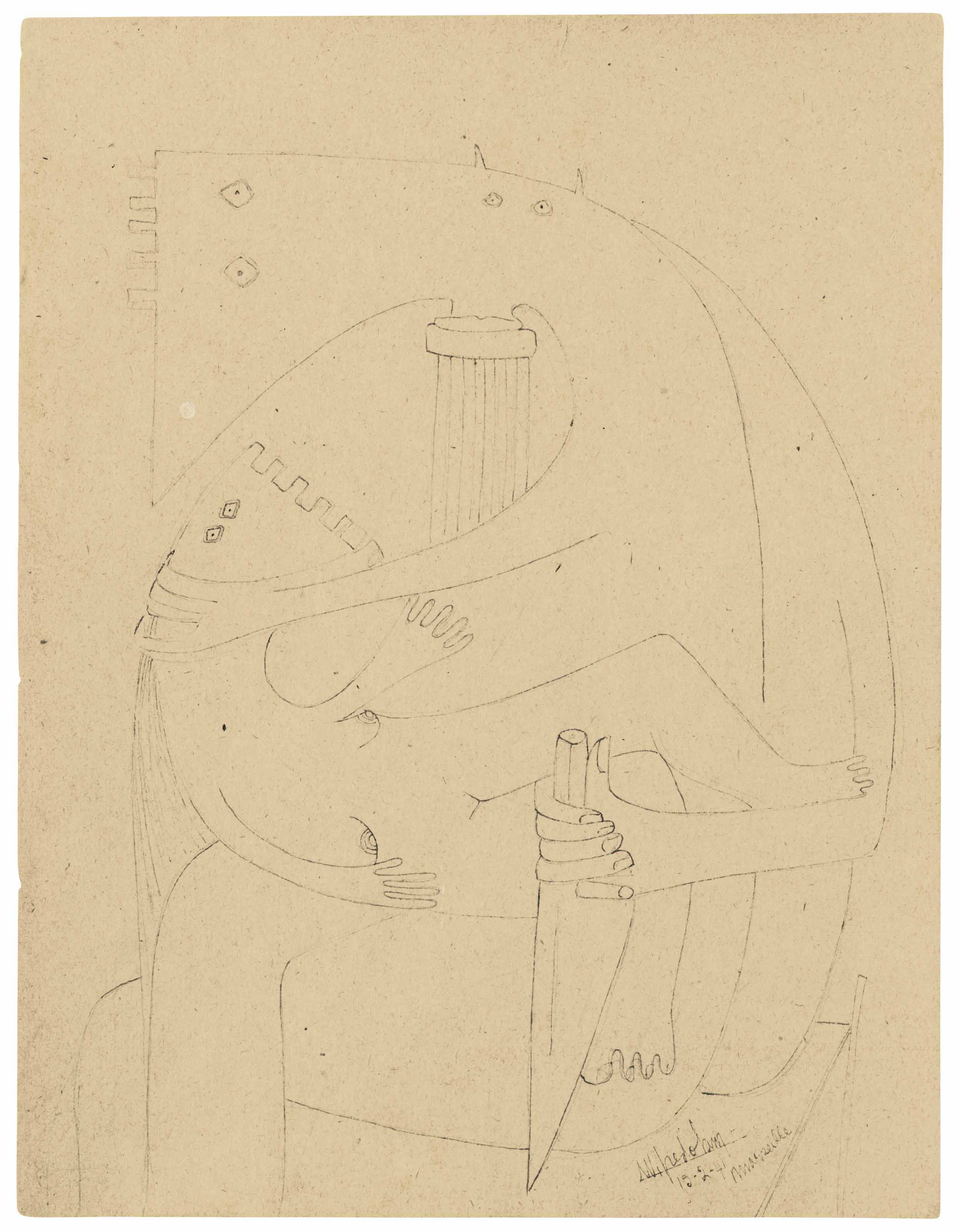 Wifredo Lam — Бретонский проект иллюстрации, изображение 5