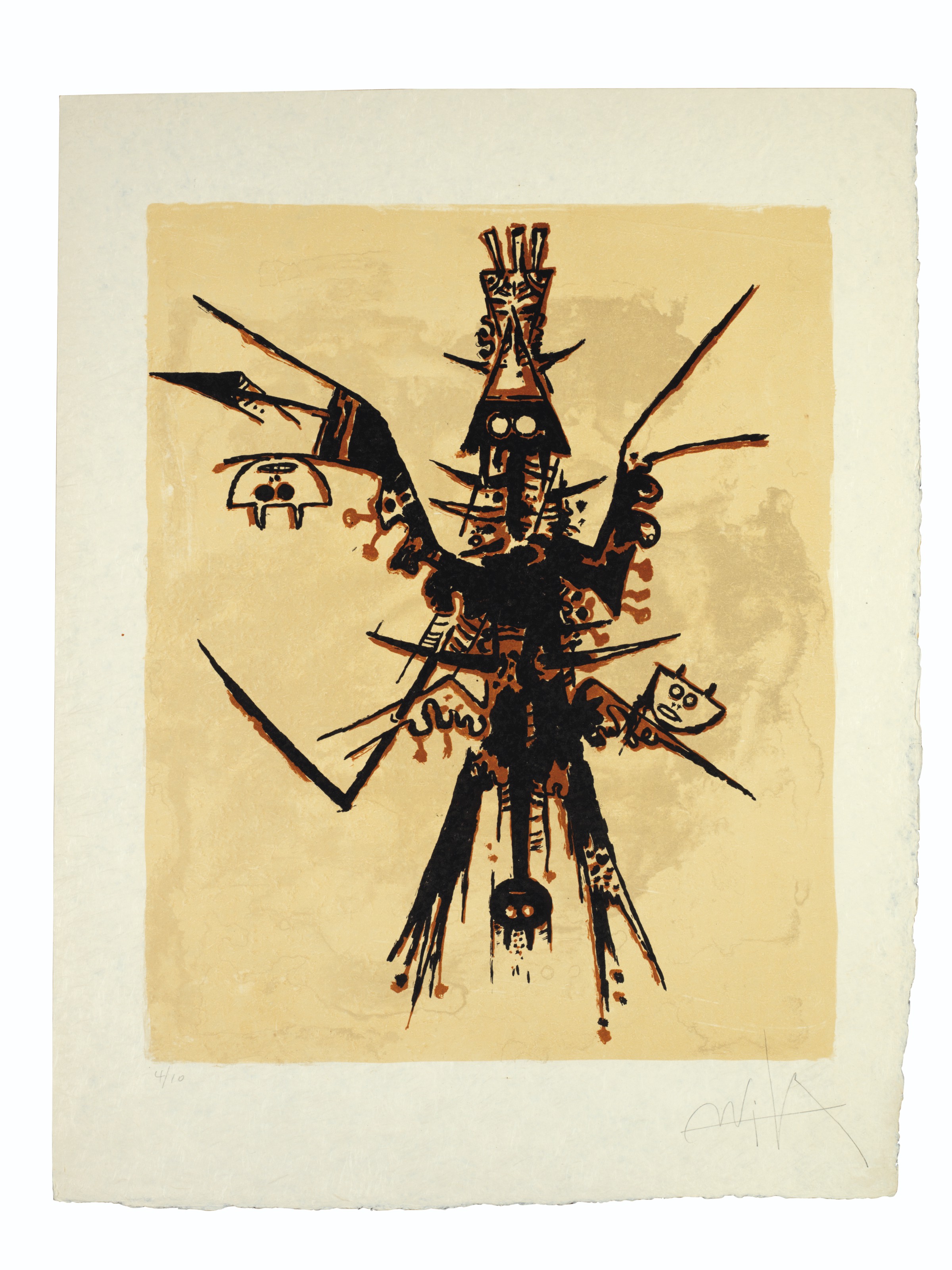 Wifredo Lam — Шесть гравюр художника, изображение 2