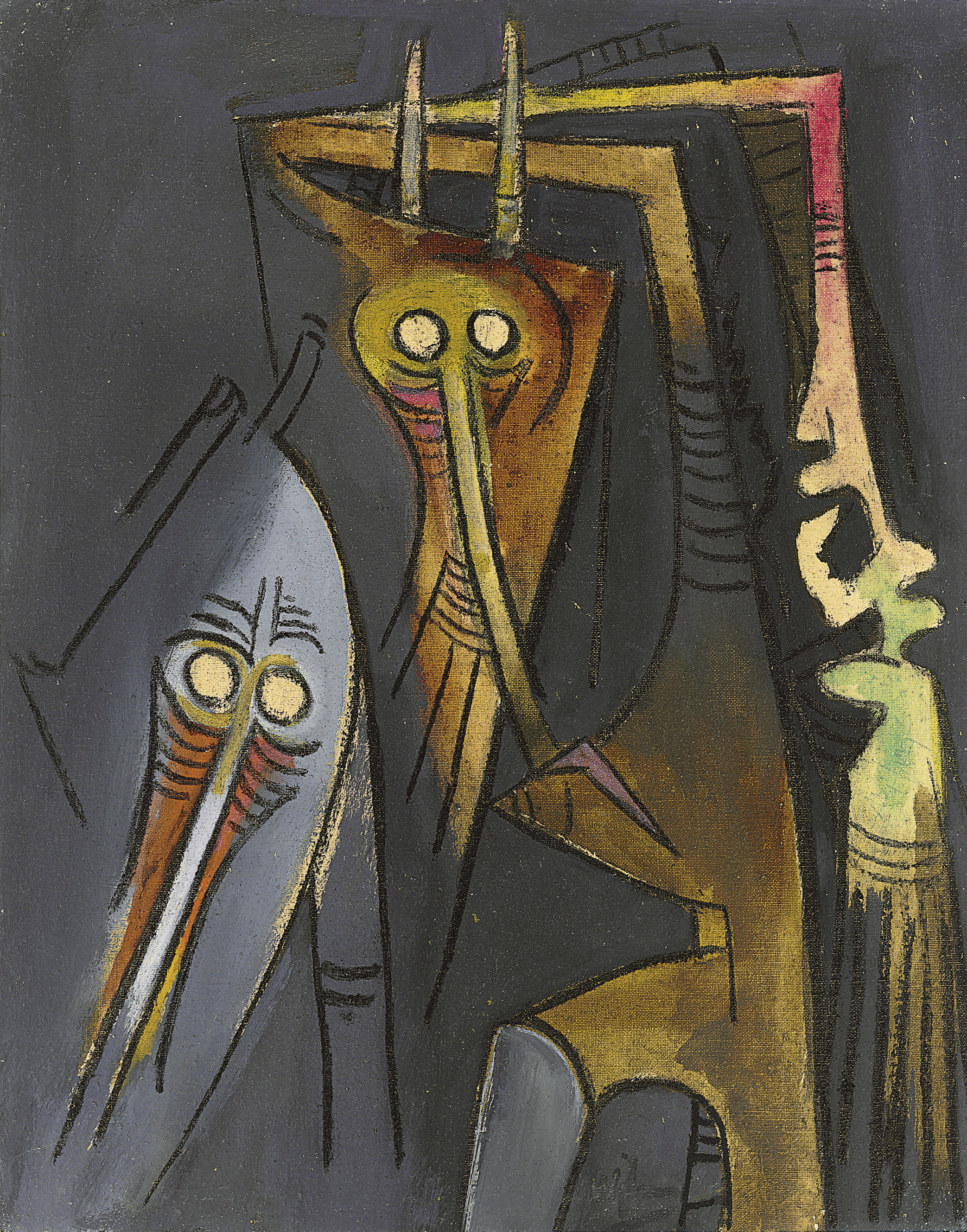 Wifredo Lam — Без названия (Идоли)
