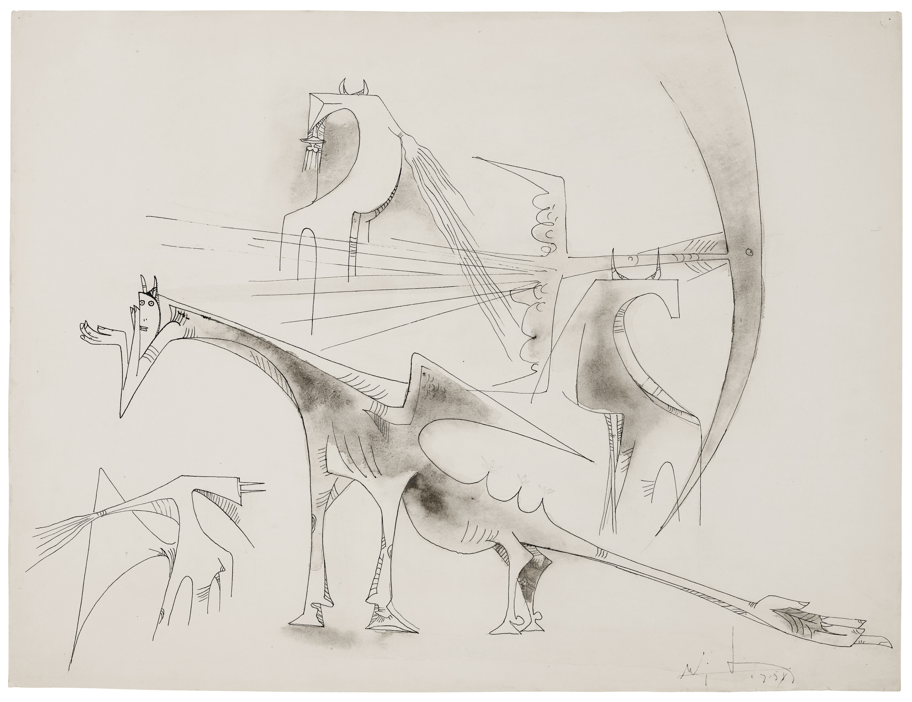 Wifredo Lam — Пять цифр