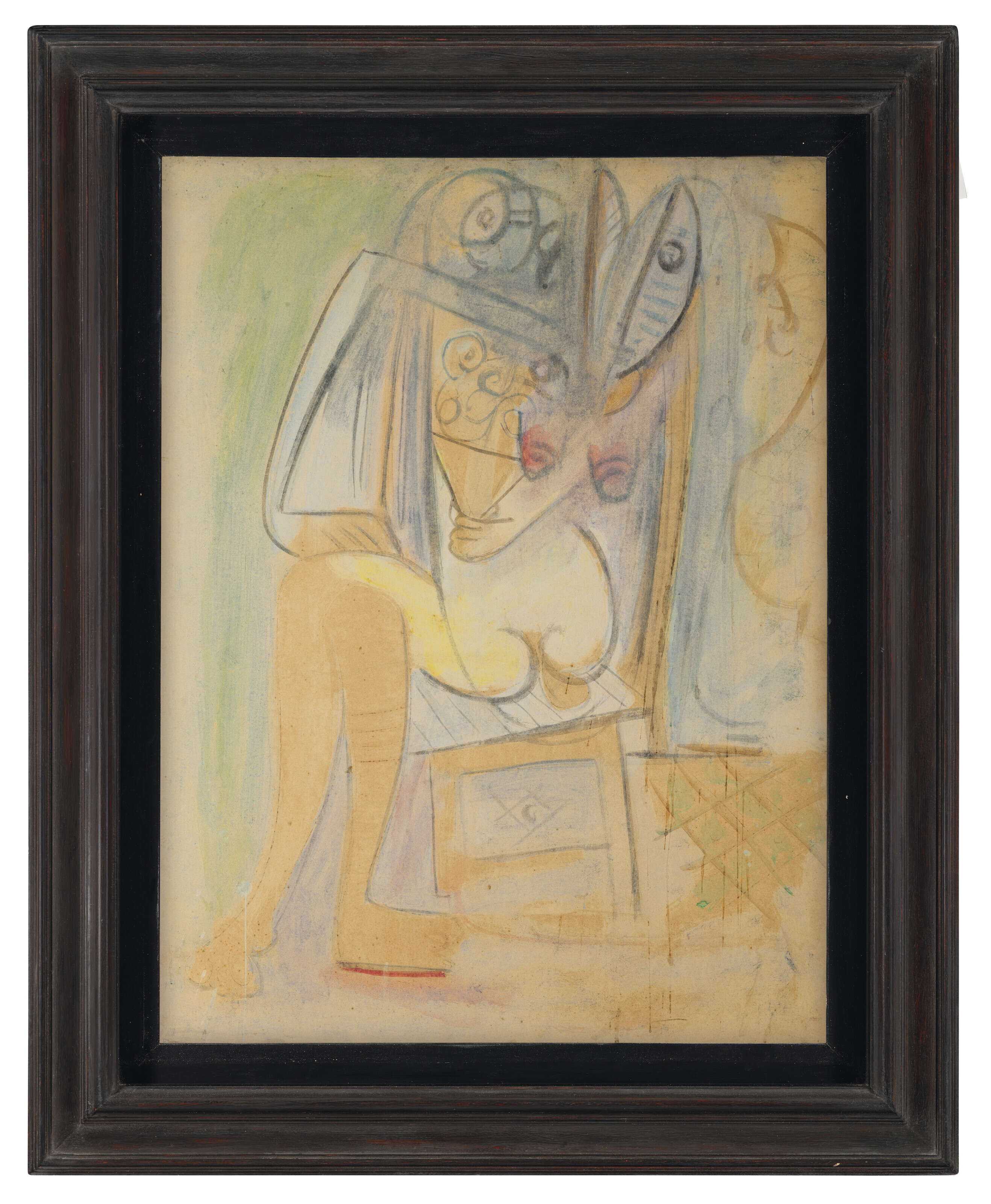 Wifredo Lam — Муджер сентада, изображение 2