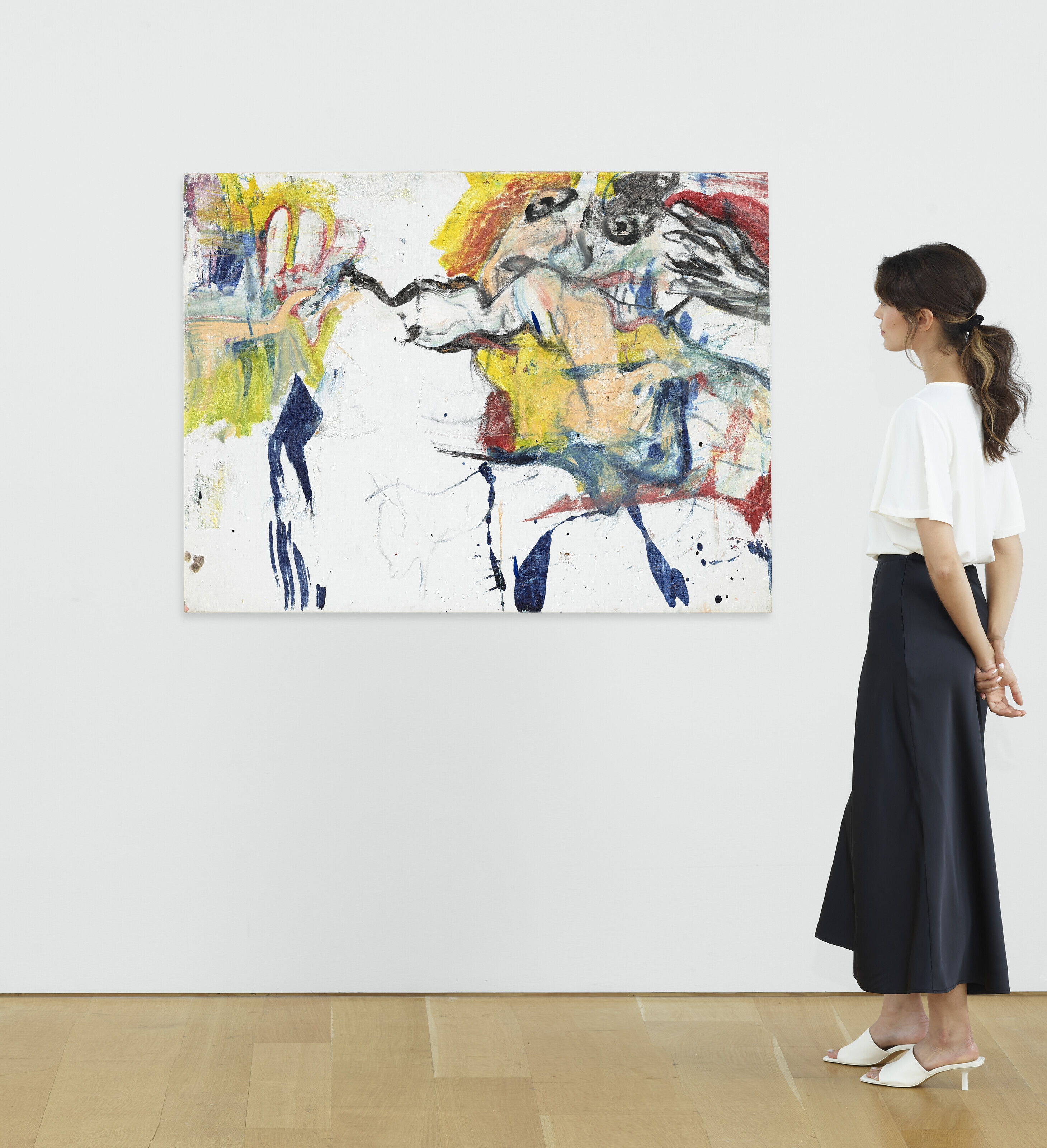 Willem de Kooning — Две фигуры, изображение 4
