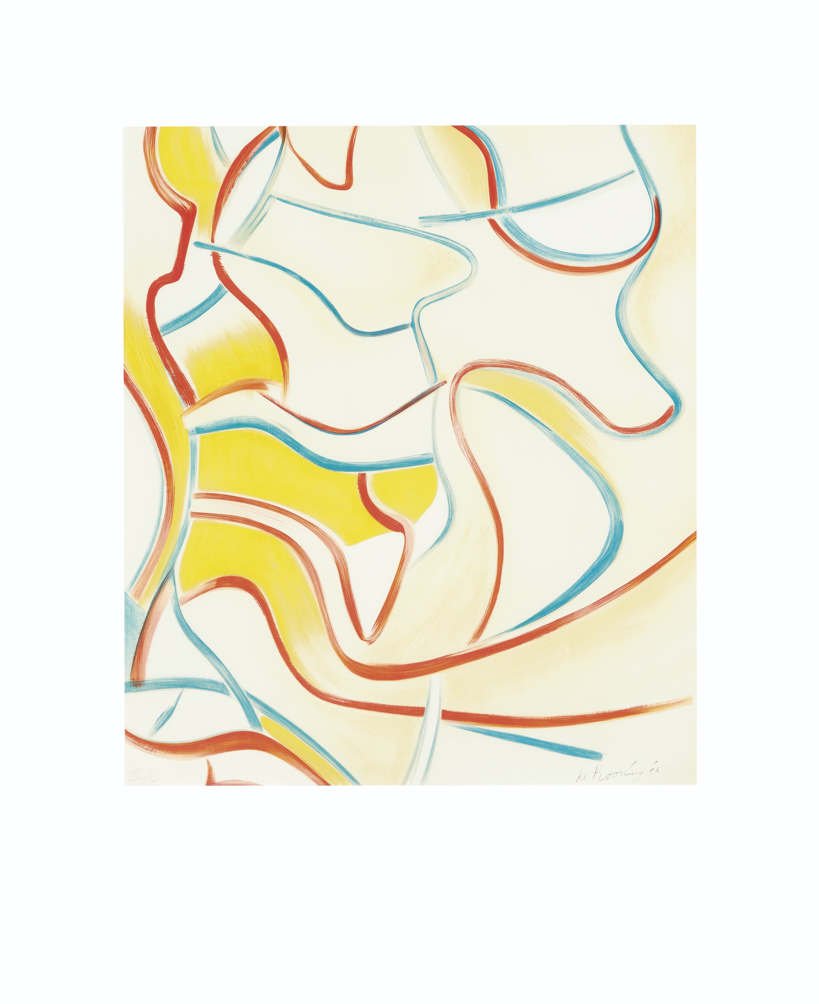Willem de Kooning — Четырехгранные литографии, изображение 5
