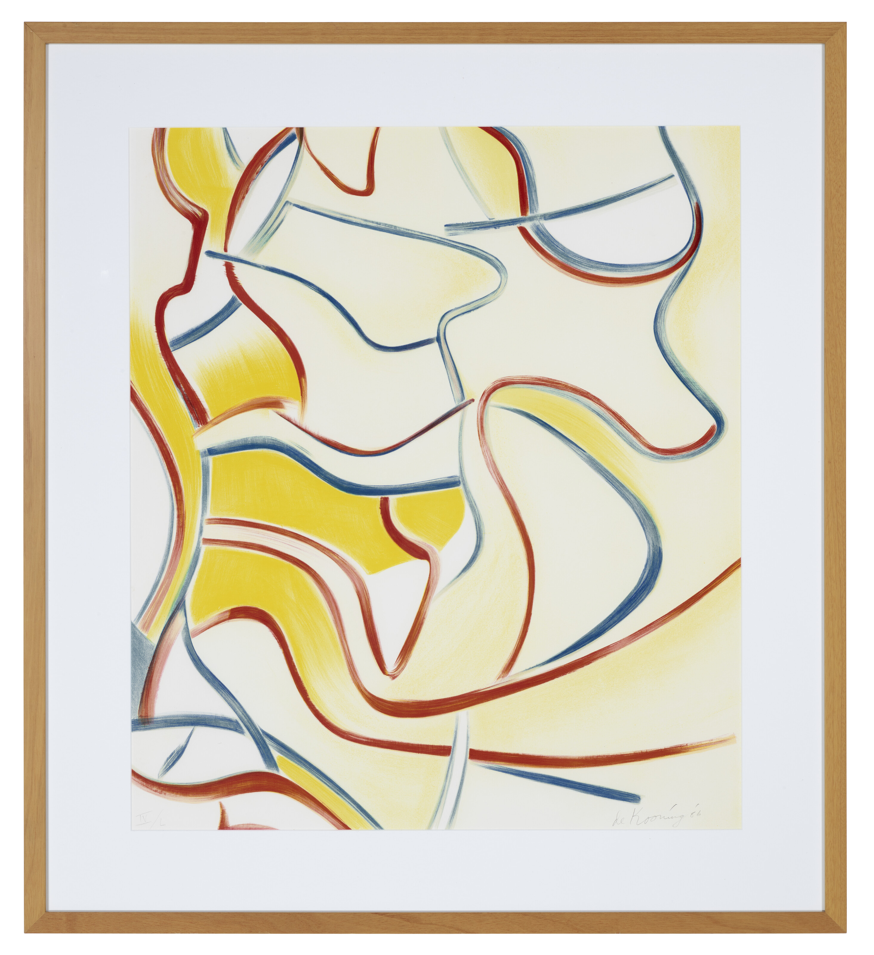 Willem de Kooning — Четырехгранные литографии, изображение 6
