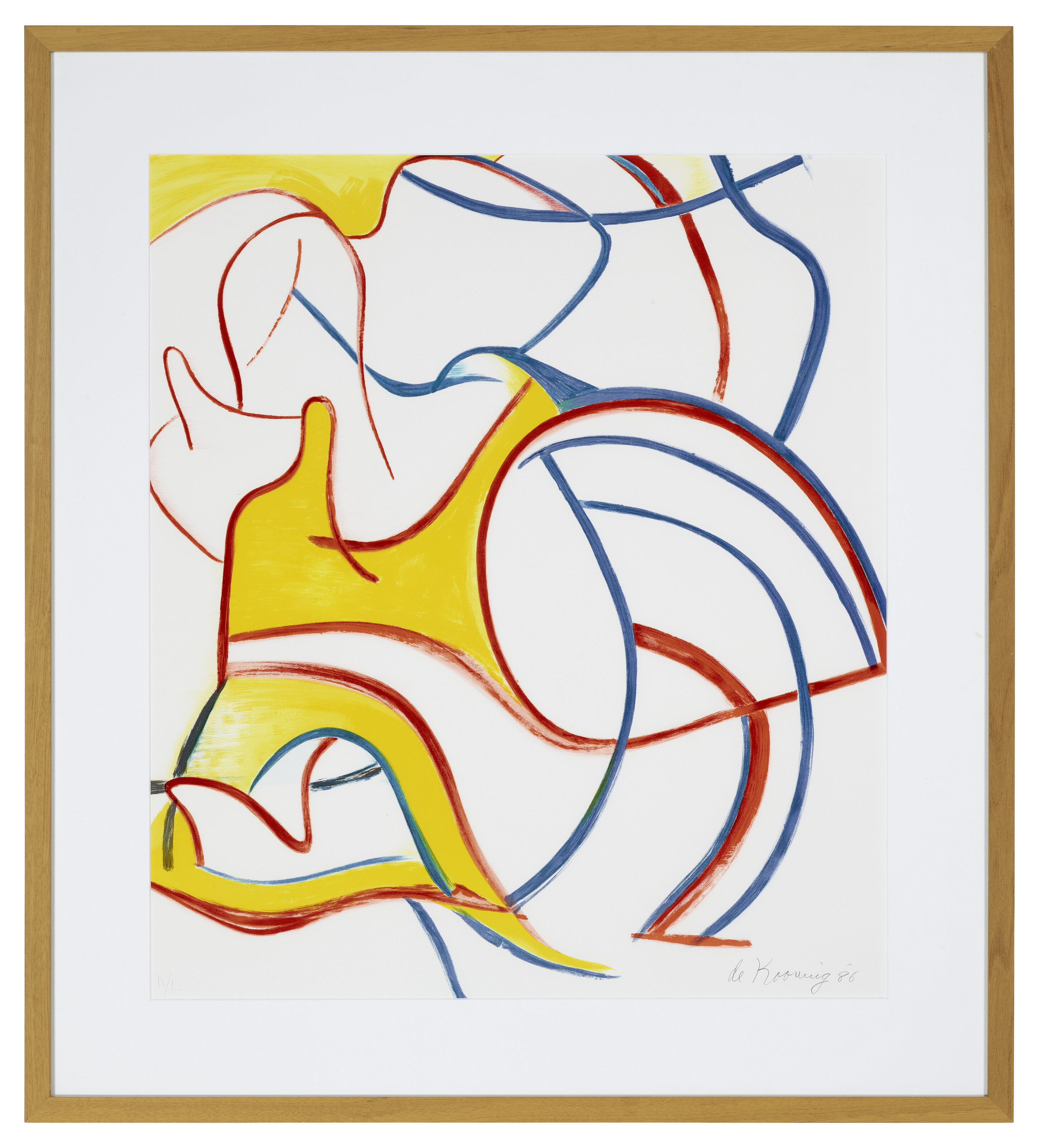 Willem de Kooning — Четырехгранные литографии, изображение 7