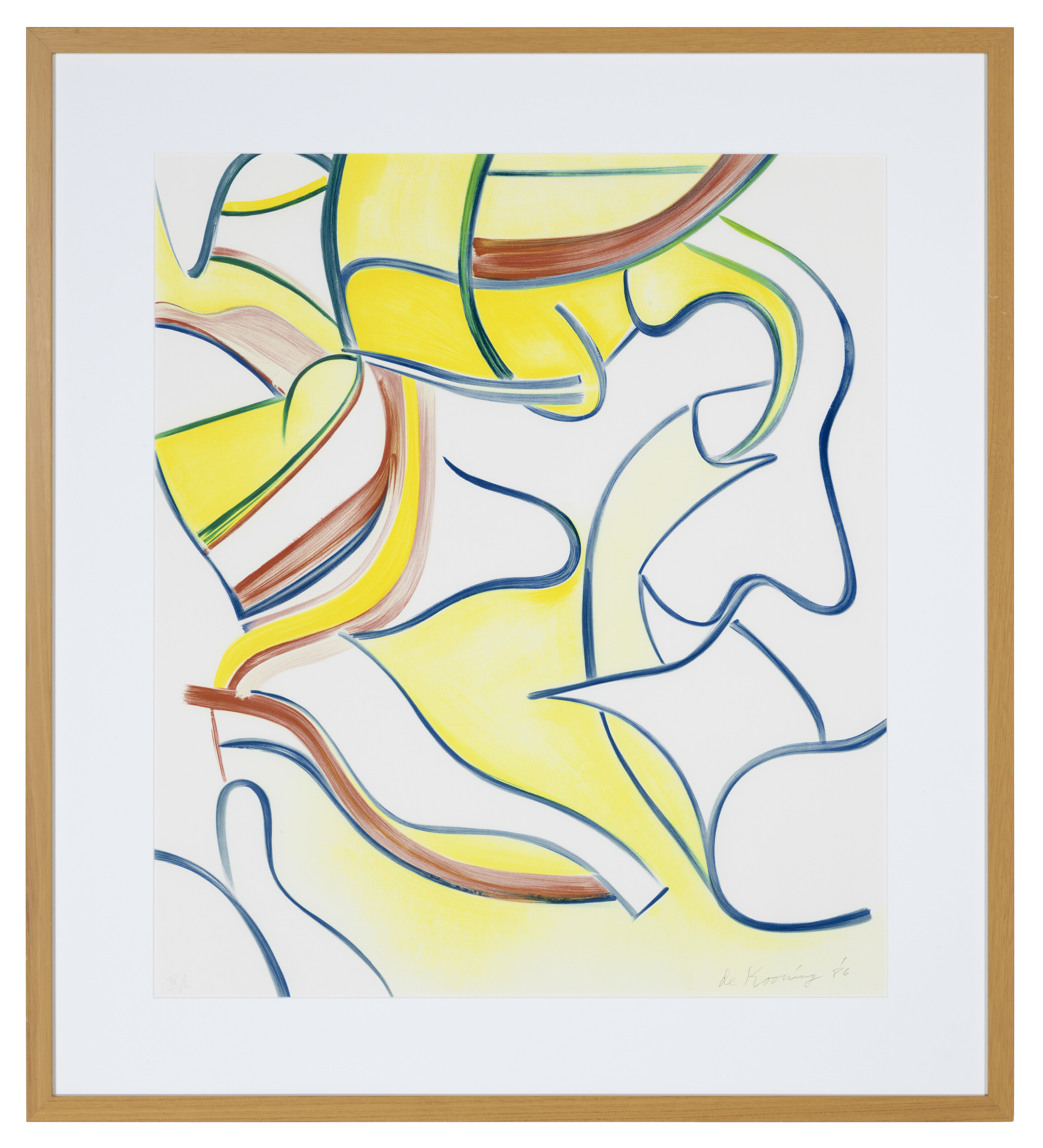 Willem de Kooning — Четырехгранные литографии, изображение 8