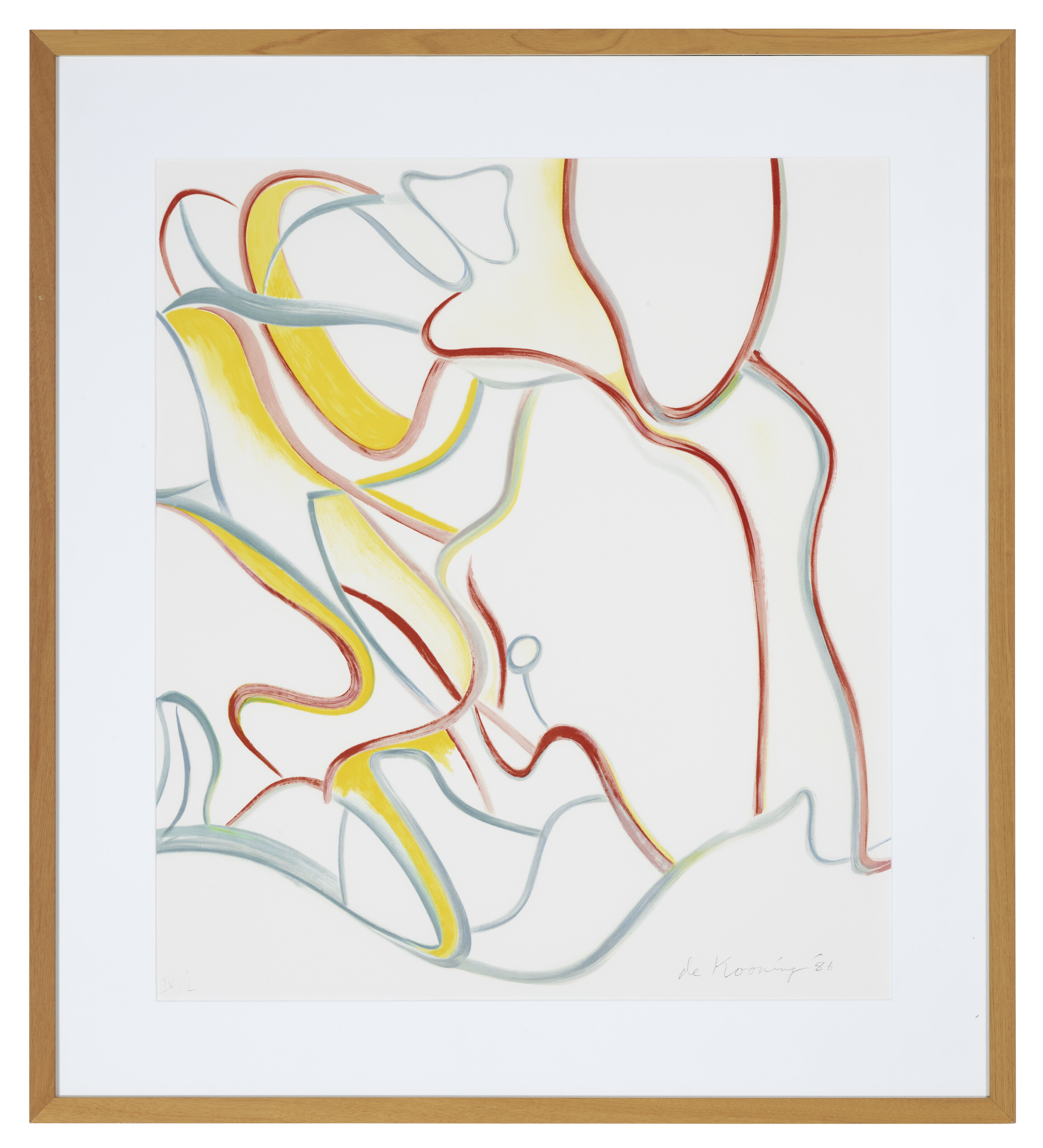 Willem de Kooning — Четырехгранные литографии, изображение 9