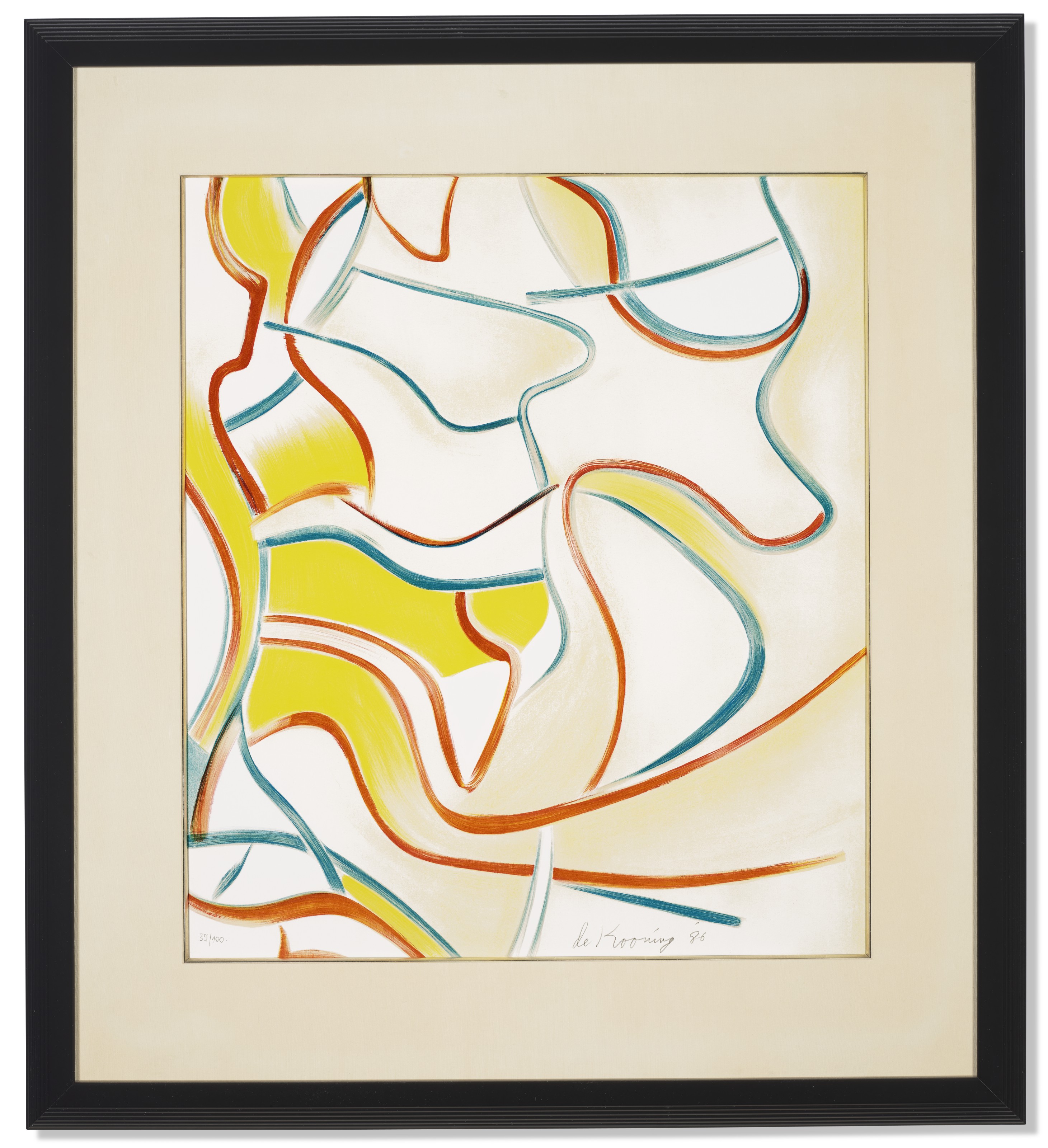 Willem de Kooning — Четырехгранные литографии, изображение 7