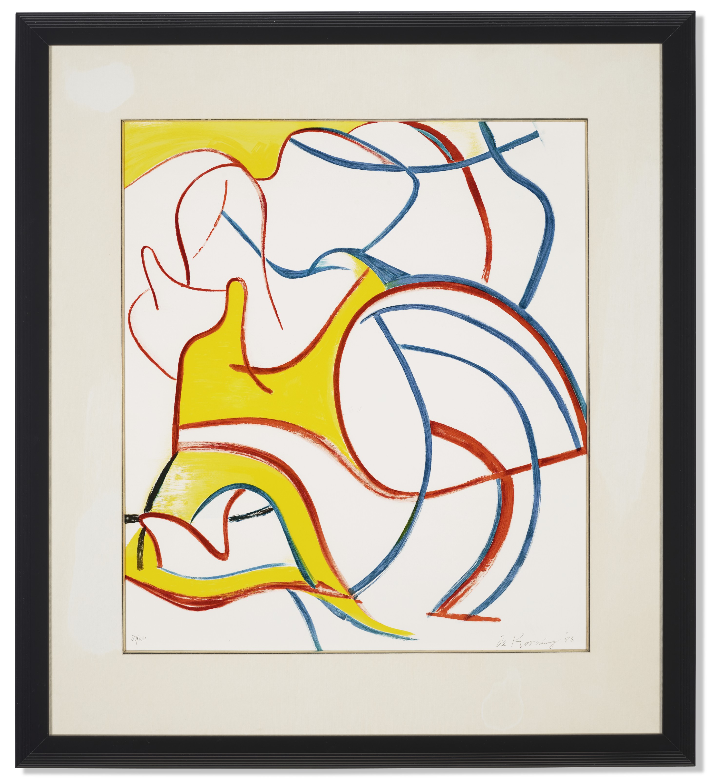 Willem de Kooning — Четырехгранные литографии, изображение 8