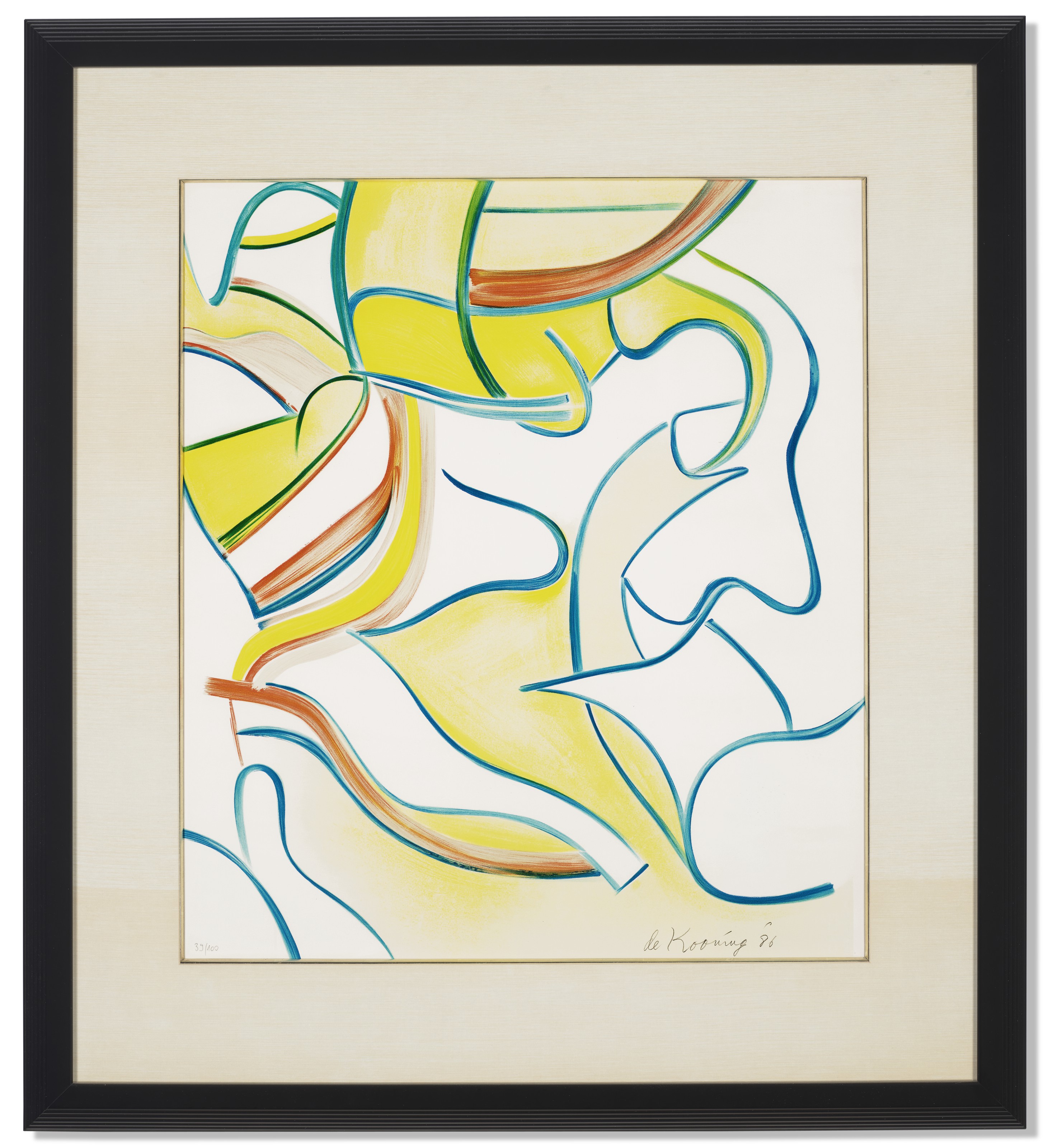 Willem de Kooning — Четырехгранные литографии, изображение 9