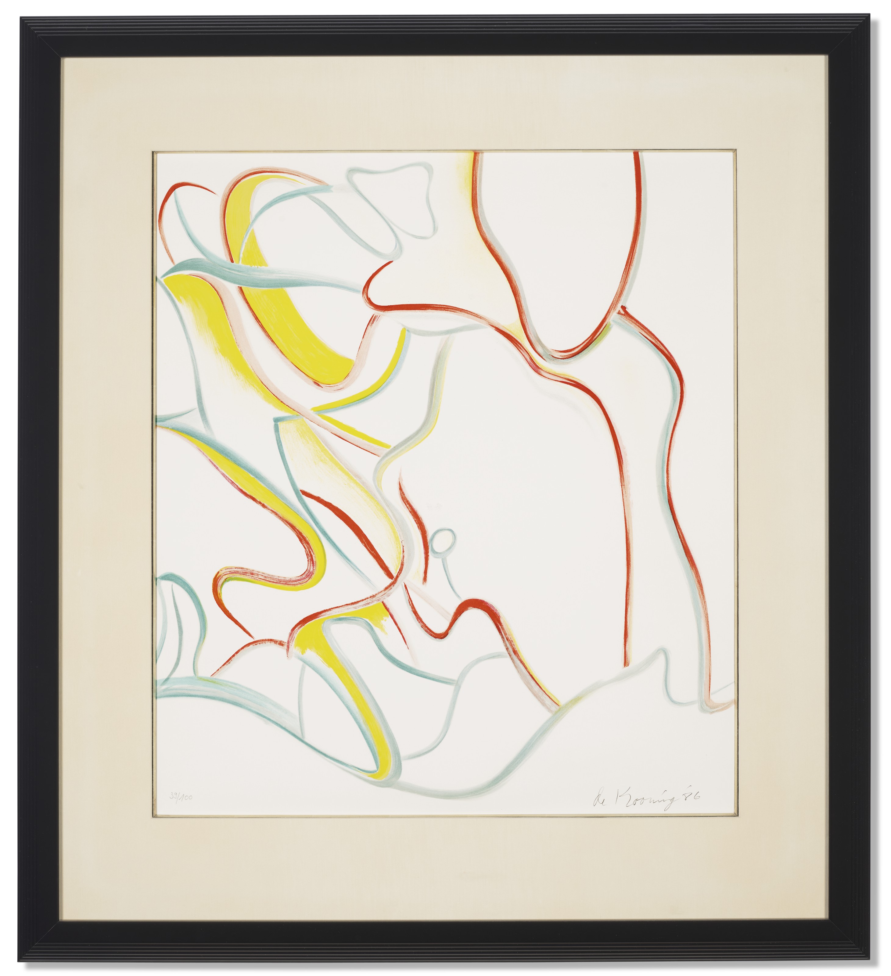 Willem de Kooning — Четырехгранные литографии, изображение 10