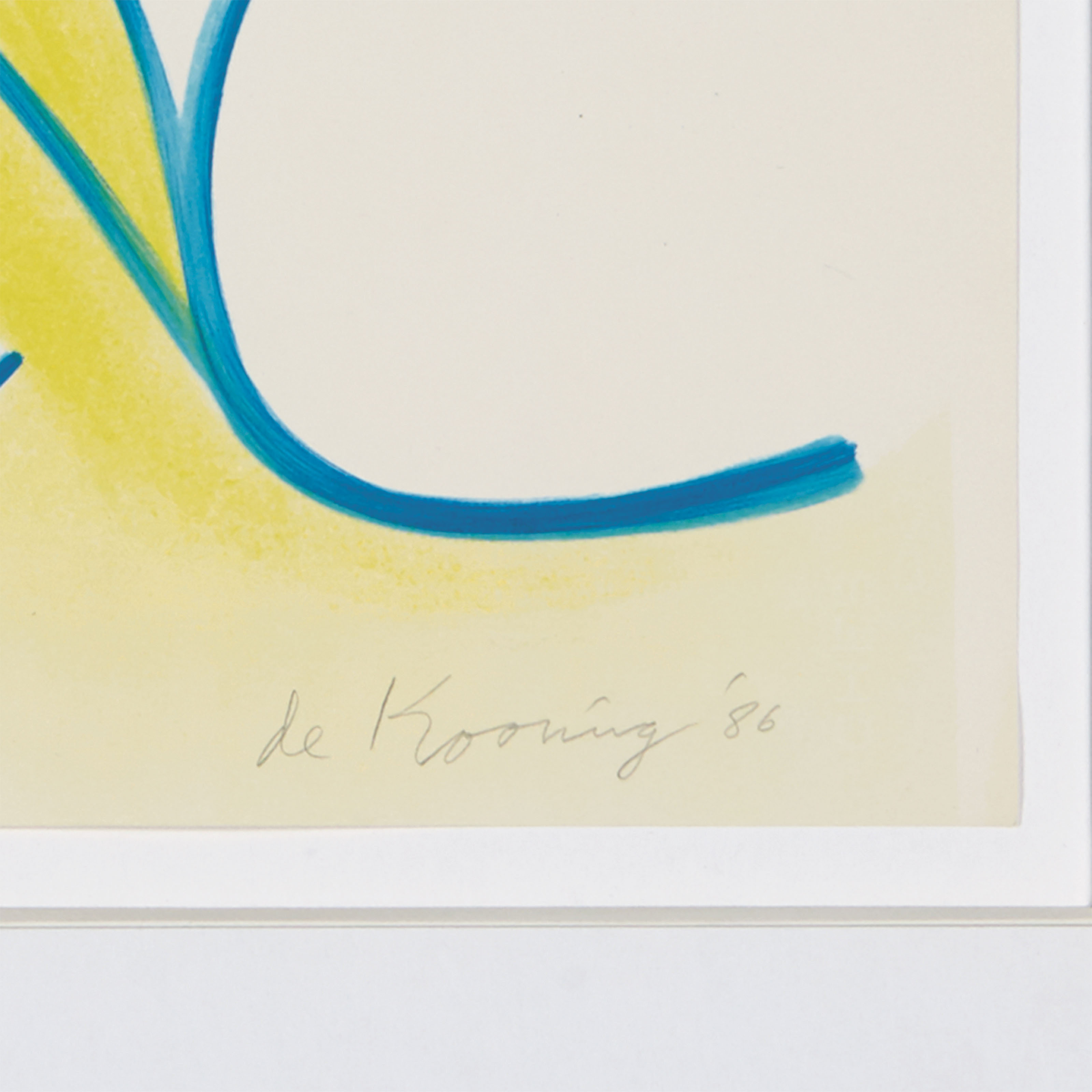 Willem de Kooning — Одна пластина, из: Quatre Lithographies, изображение 3