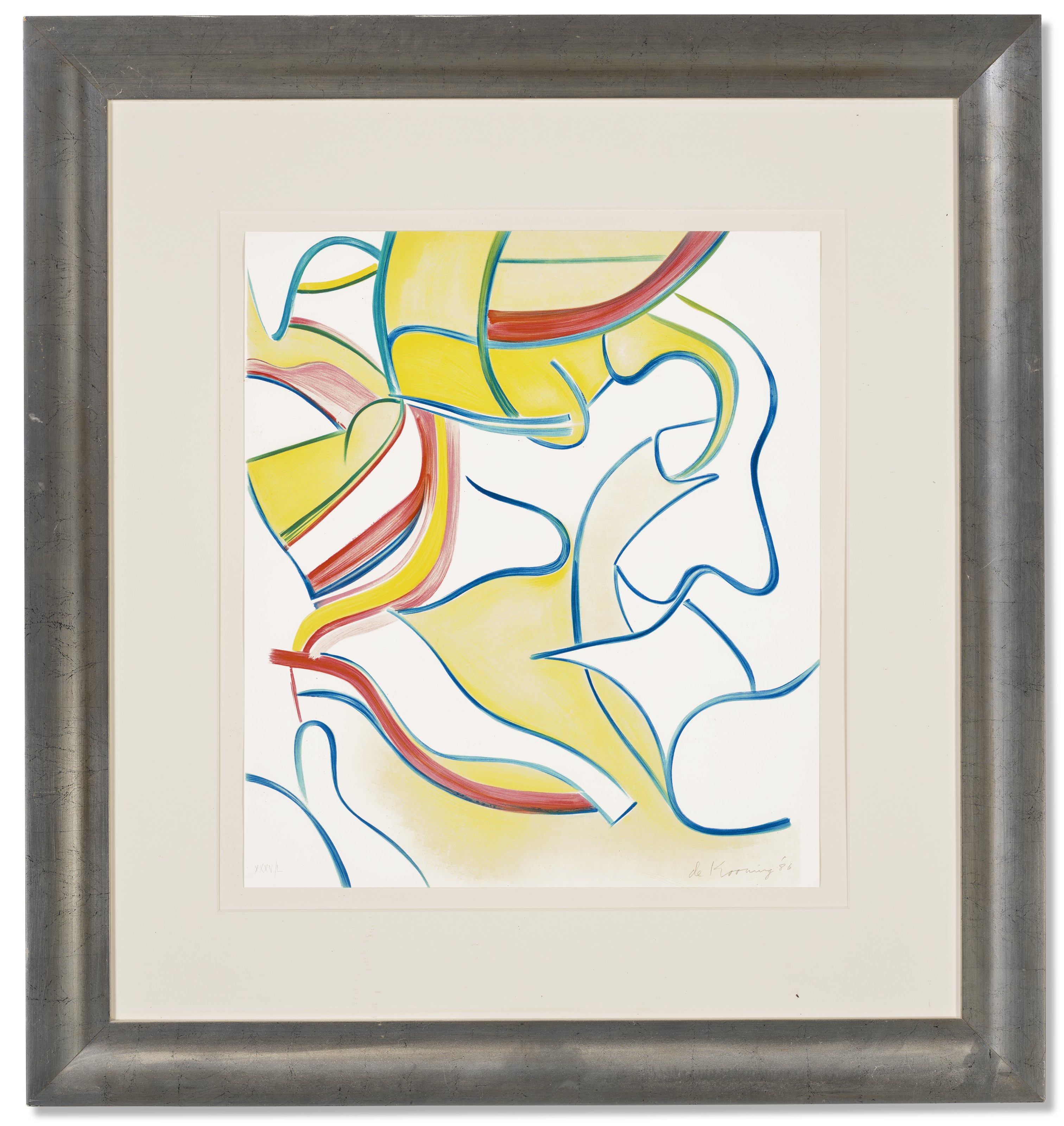 Willem de Kooning — Четыре литографии : один оттиск, изображение 2