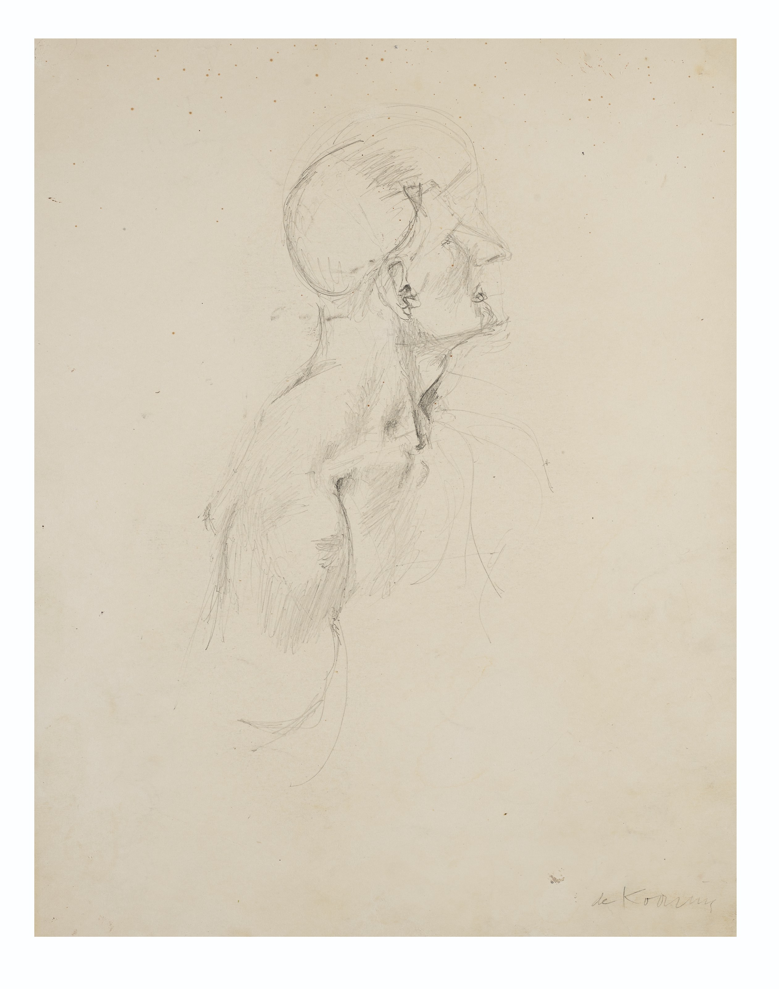 Willem de Kooning — Этюд для стекольщика (автопортрет), изображение 2