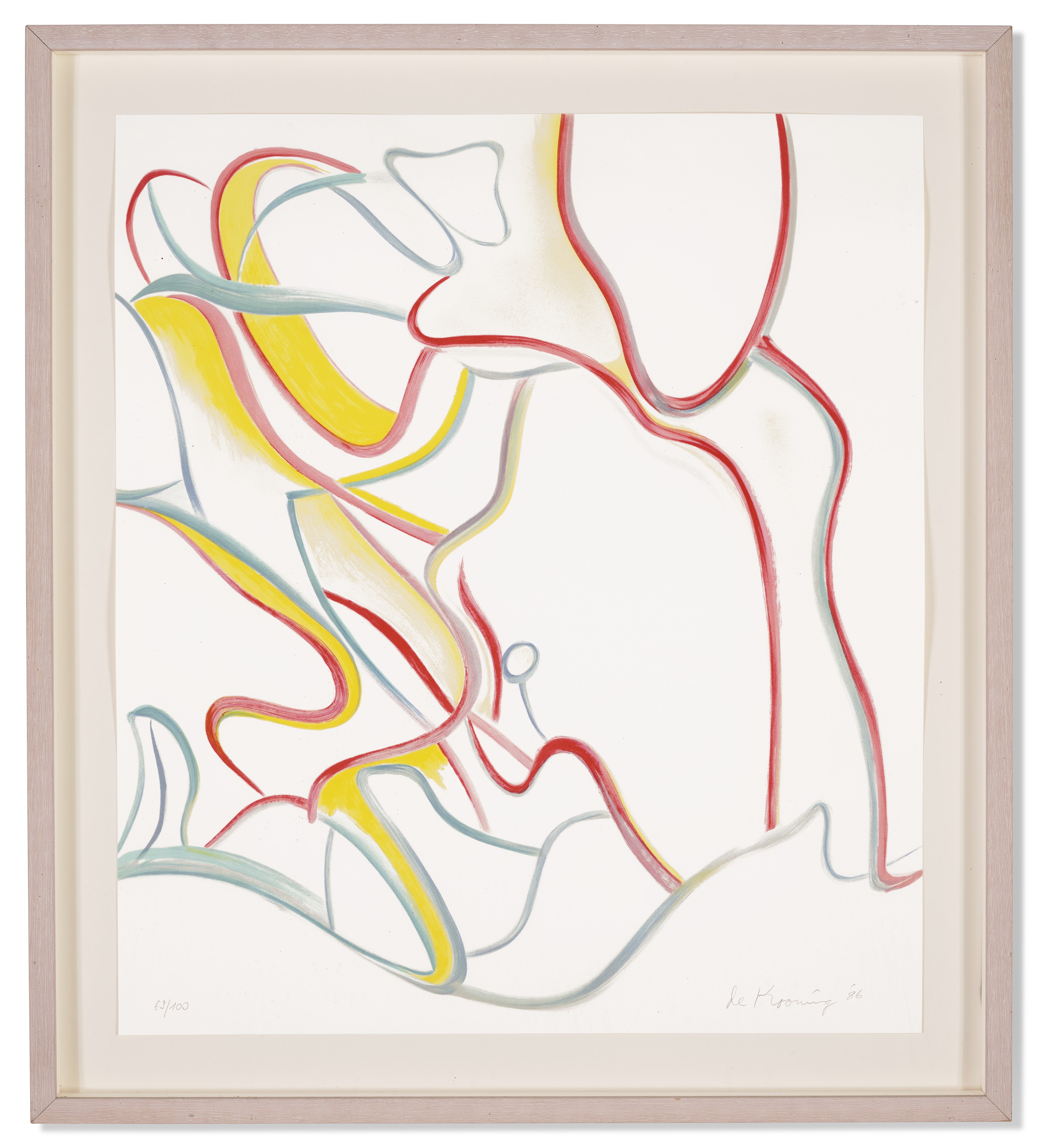 Willem de Kooning — Четыре литографии : один оттиск, изображение 2