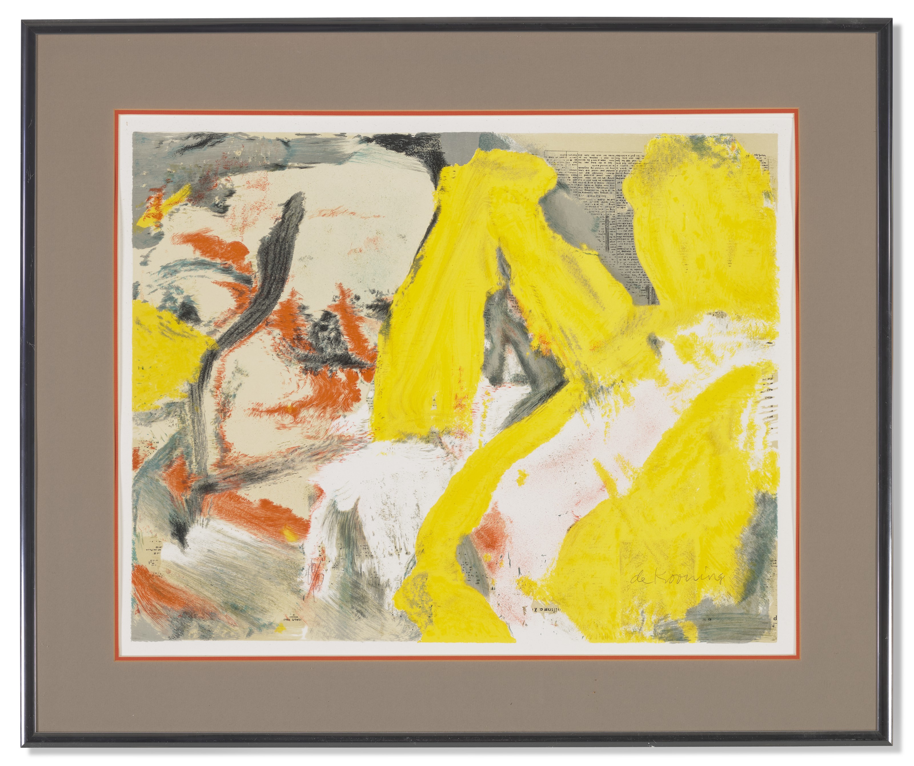 Willem de Kooning — Мужчина и крупная блондинка, изображение 2
