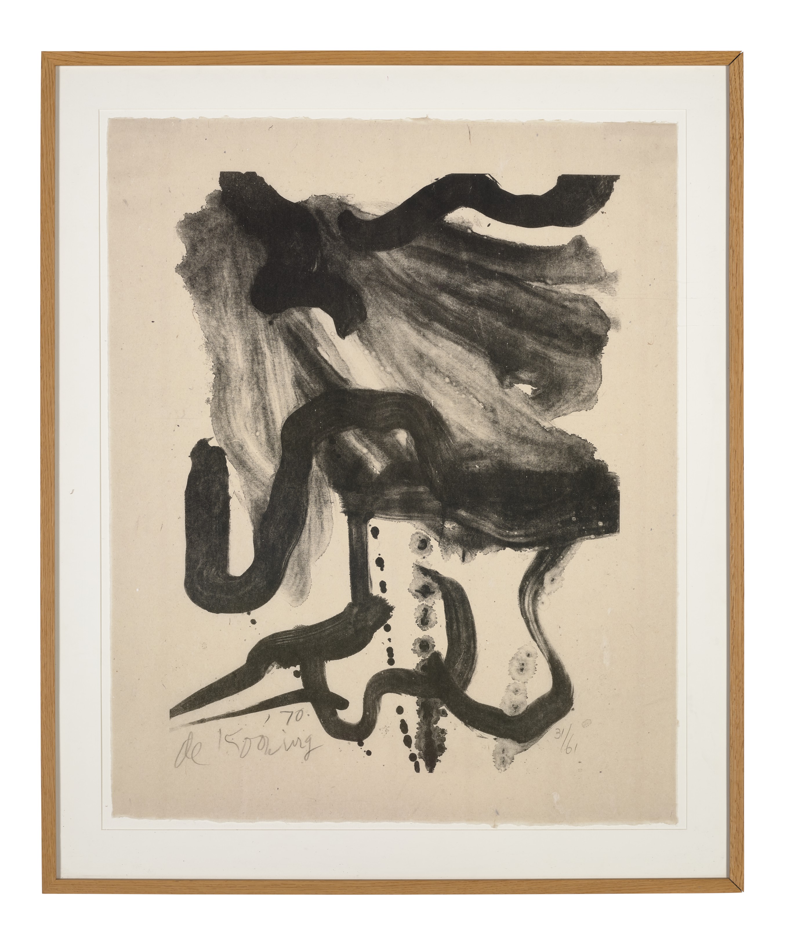 Willem de Kooning — Женщина в корсете и с длинными волосами, изображение 2