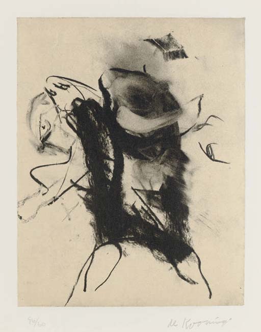 Willem de Kooning — Семнадцать литографий для Фрэнка О'Хары: одна пластина