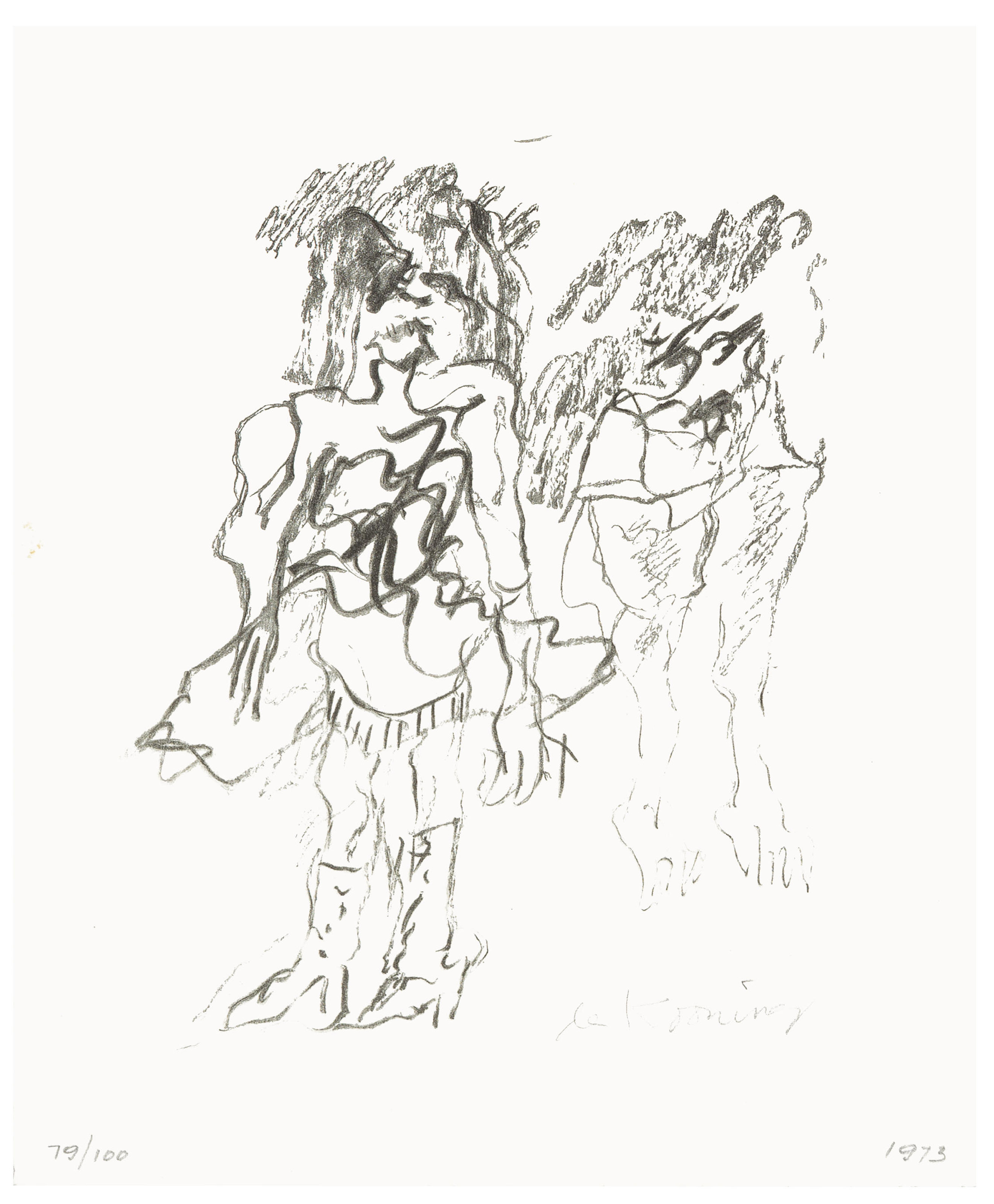 Willem de Kooning — Две женщины