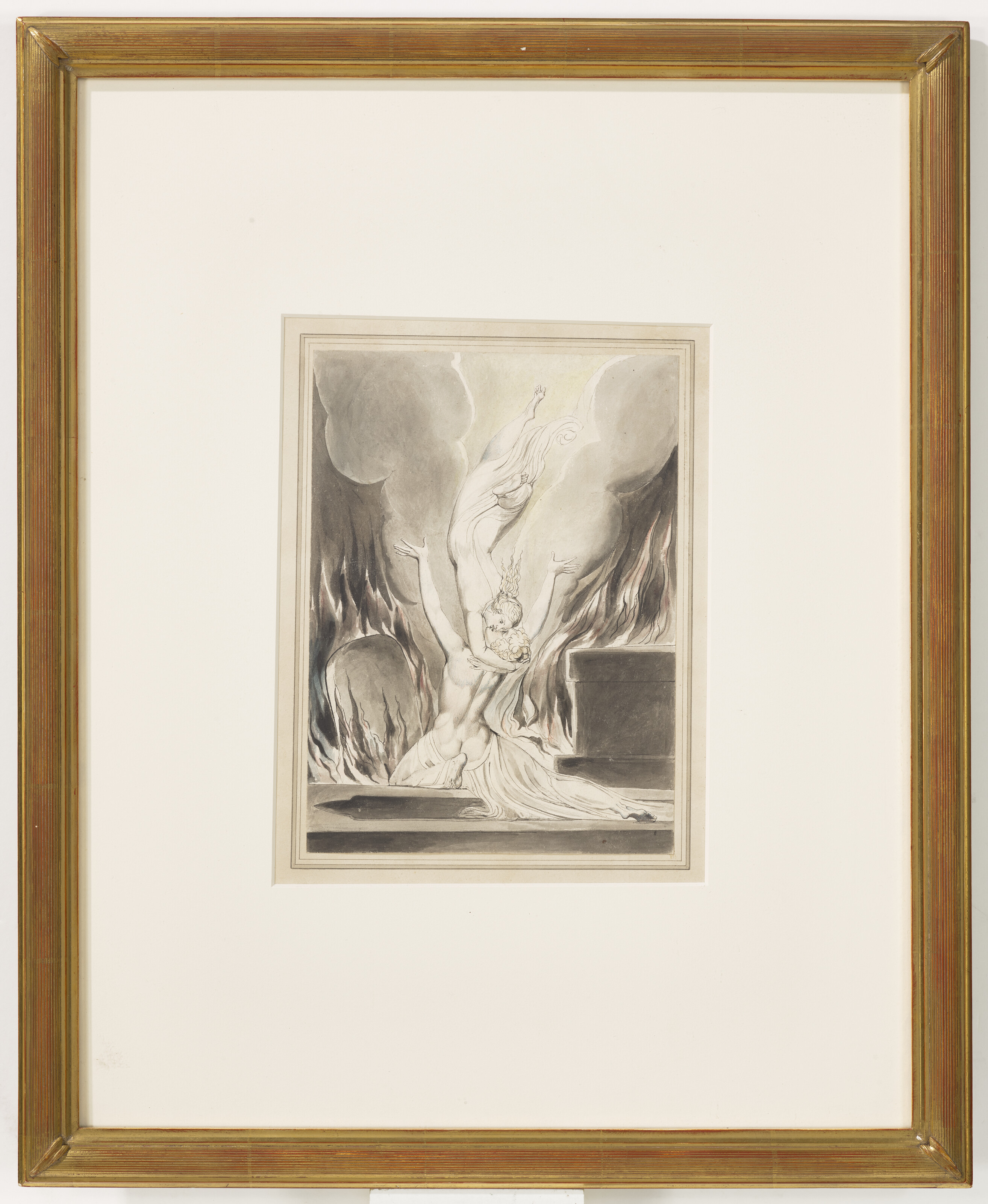 William Blake — Могила: Воссоединение души и тела, изображение 2