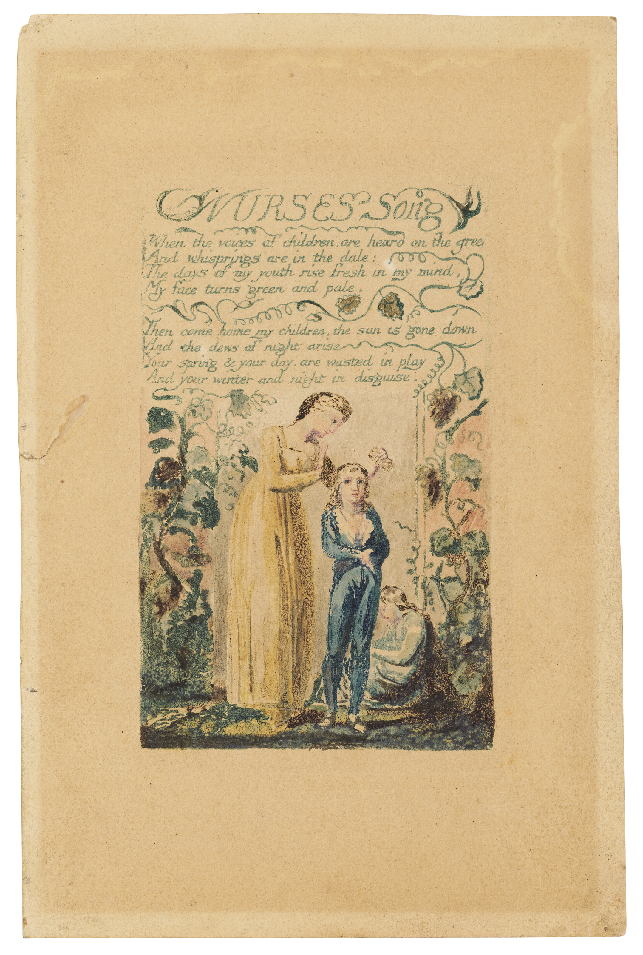 William Blake — Песня МЕДСЕСТЕР, из: Songs of Experience, изображение 2
