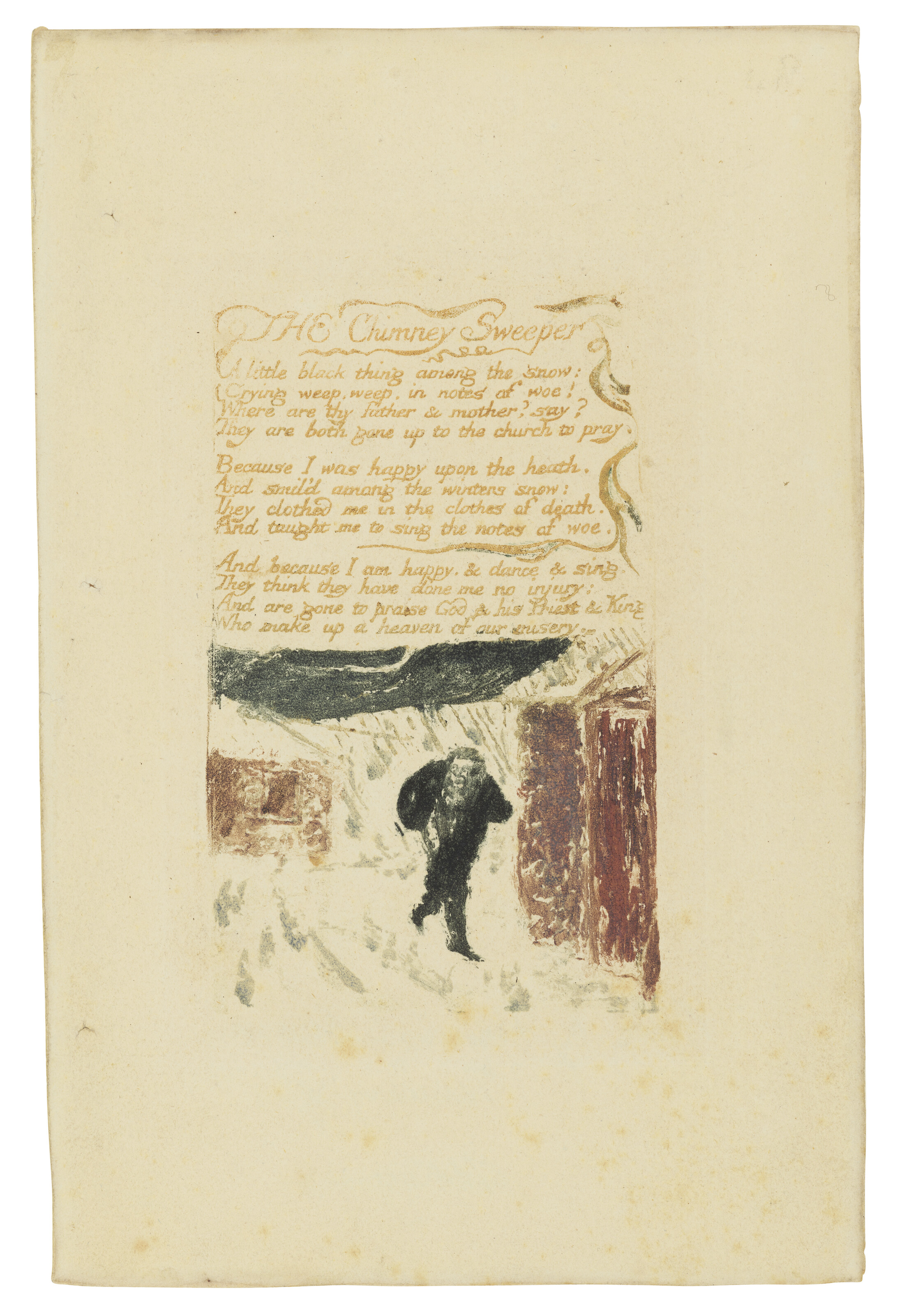 William Blake — Трубочист, из: Songs of Experience, изображение 2