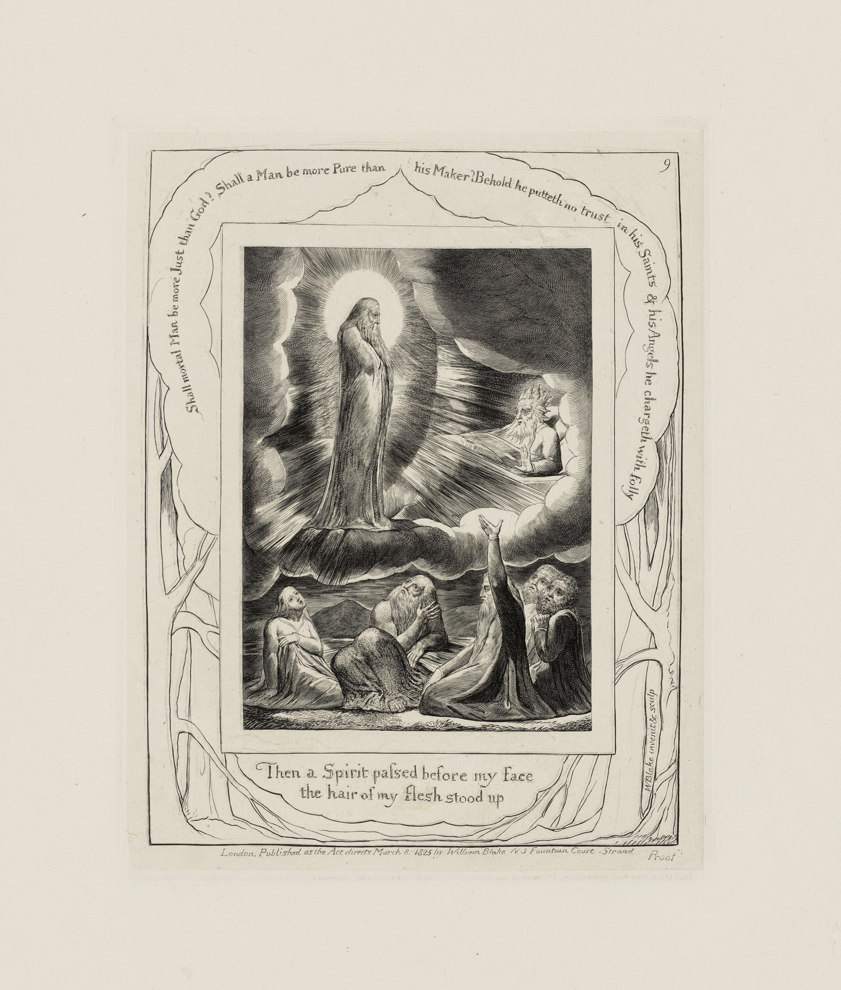 William Blake — Иллюстрации к Книге Иова, изображение 5