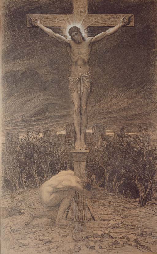 William Blake — Варавва на кресте