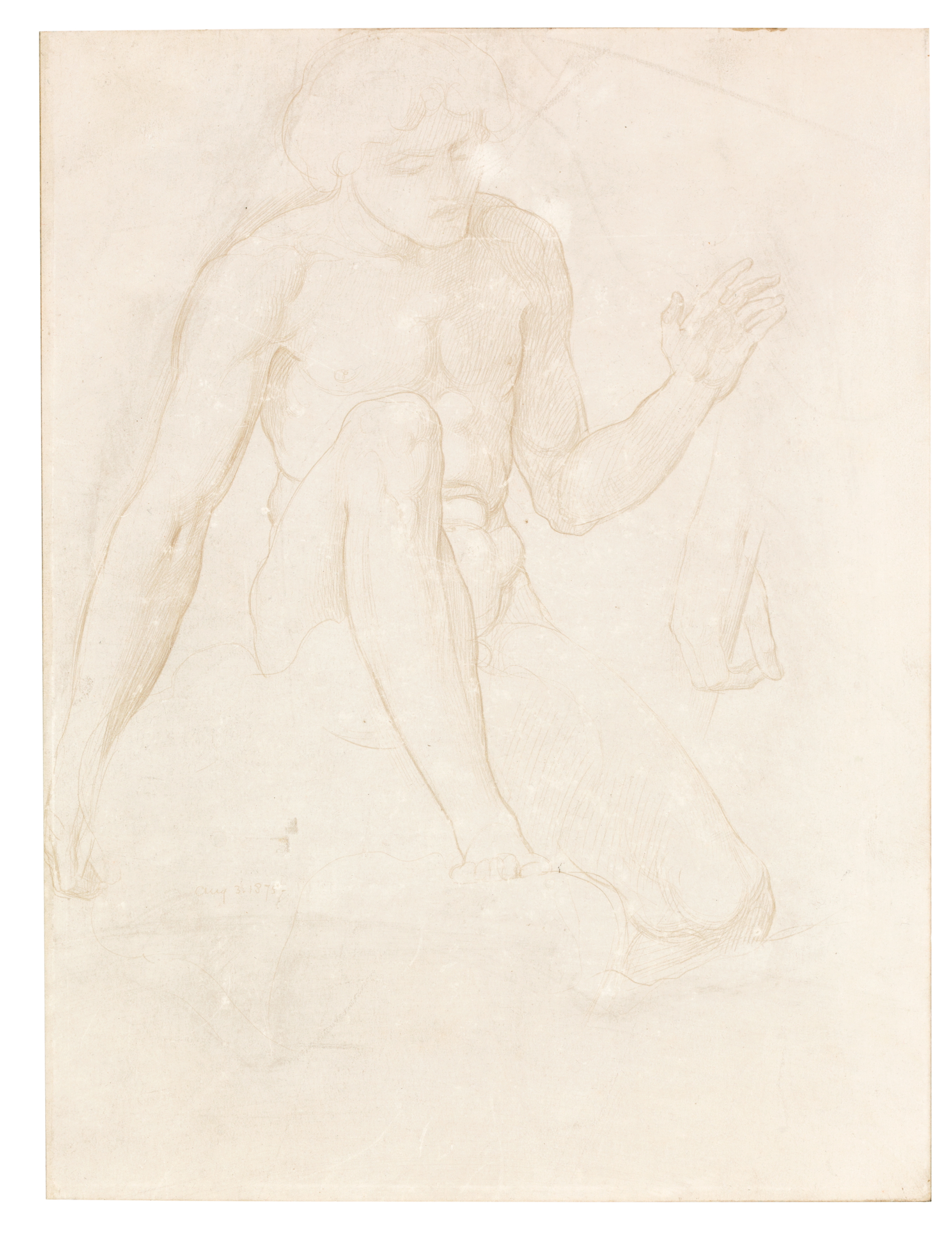 William Blake — Изучение обнаженного мужчины
