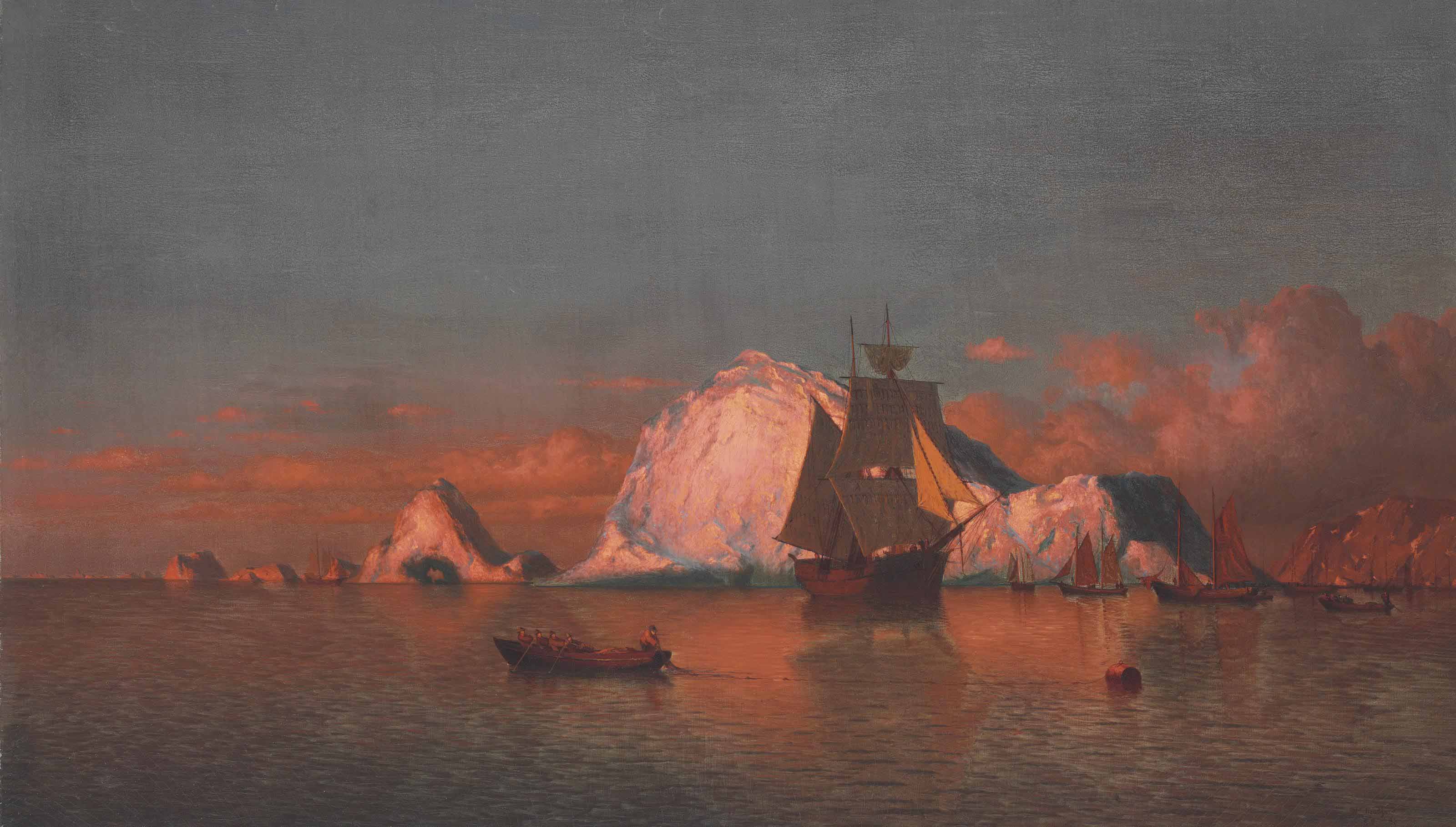 William Bradford — Рыбалка у берегов Лабрадора