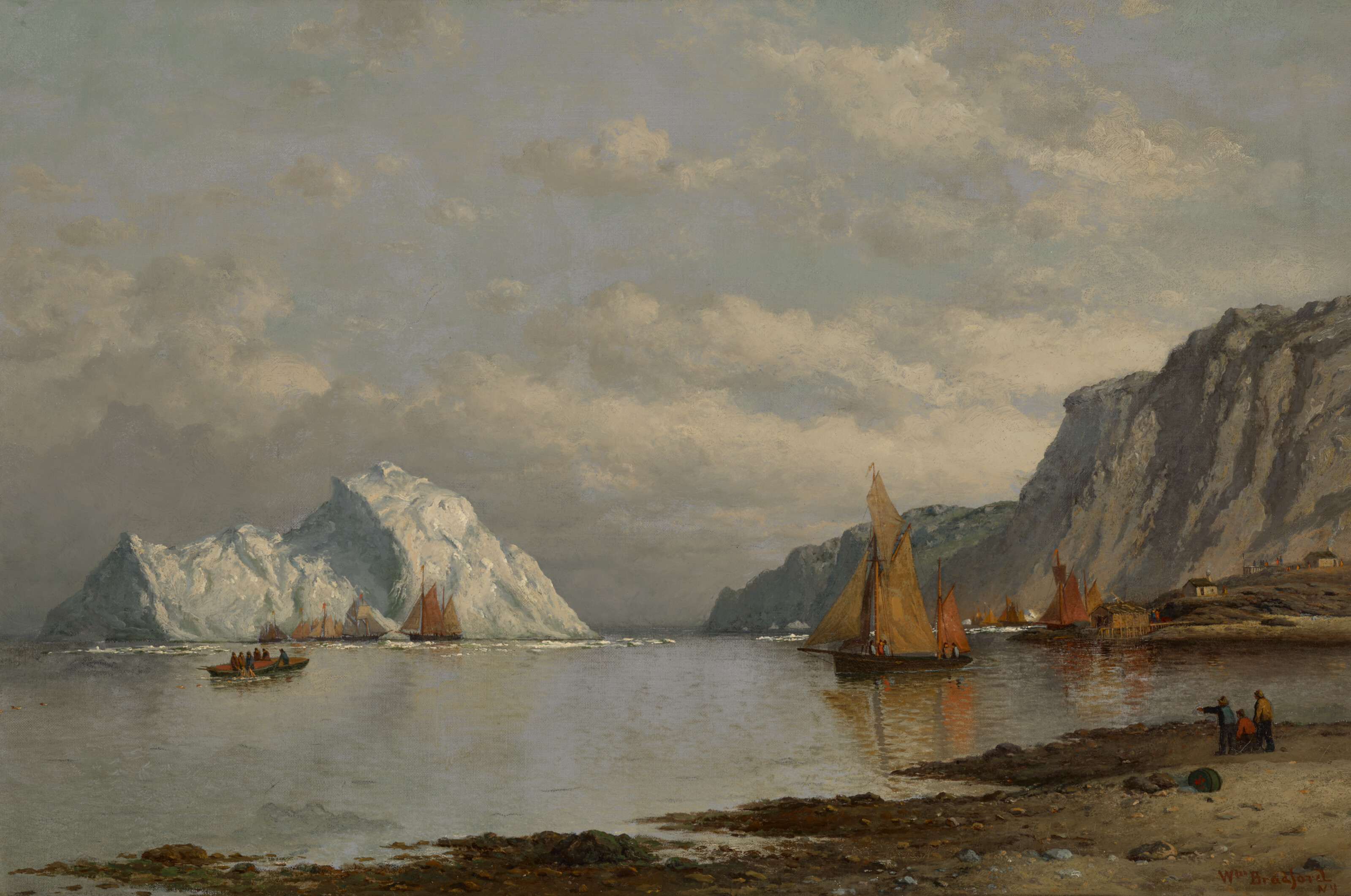 William Bradford — Вторая половина дня вдоль побережья Лабрадора
