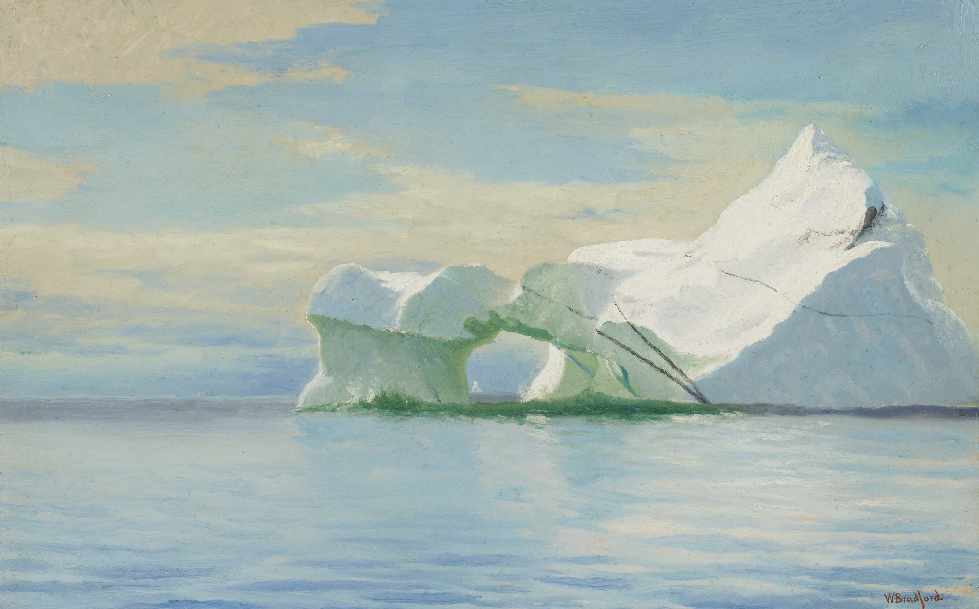 William Bradford — Арктический морской пейзаж