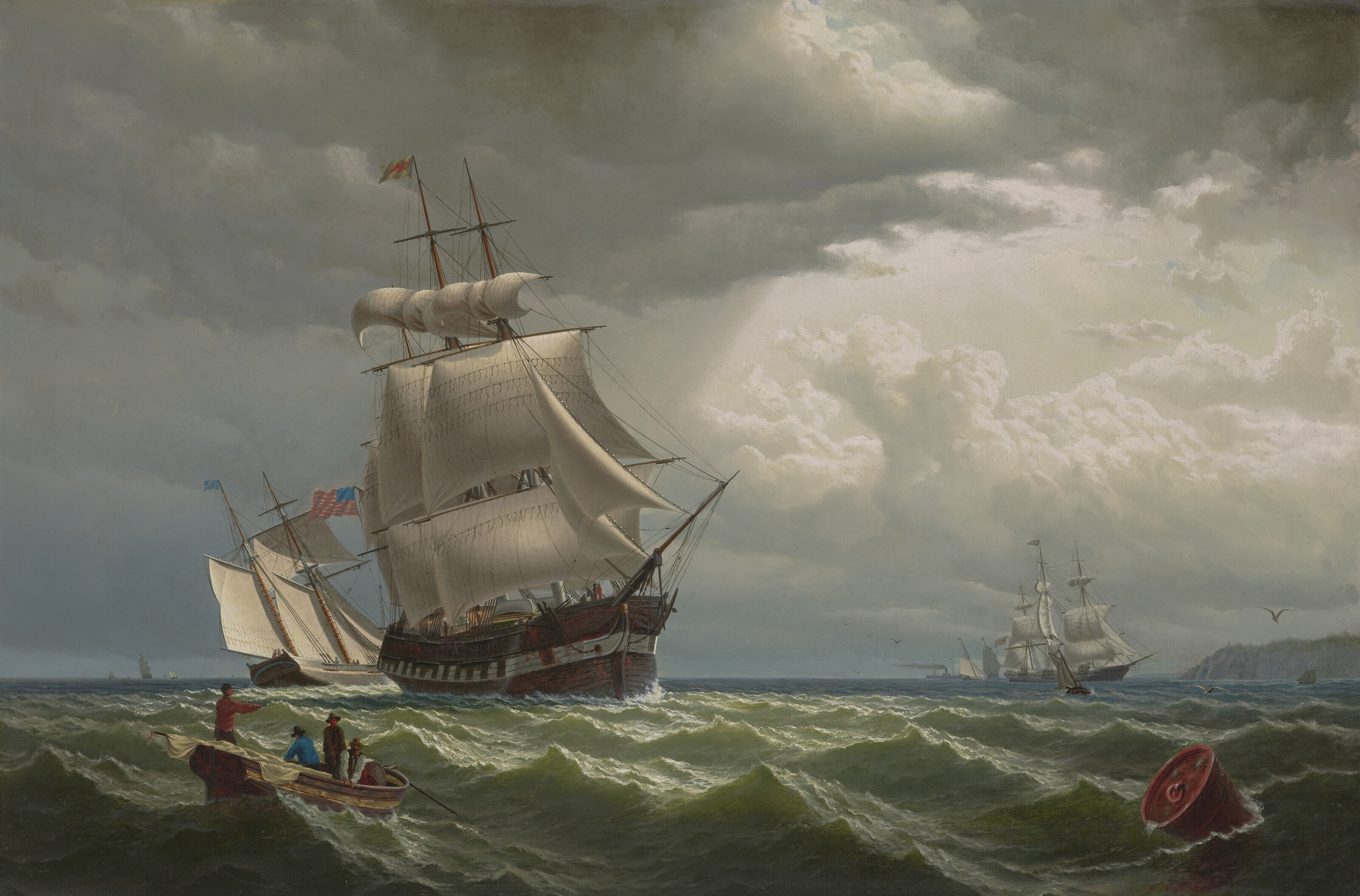 William Bradford — Корабли у Северного мыса