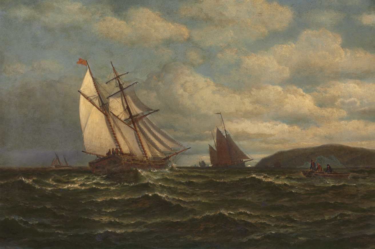 William Bradford — Рыбацкие лодки у Северного мыса