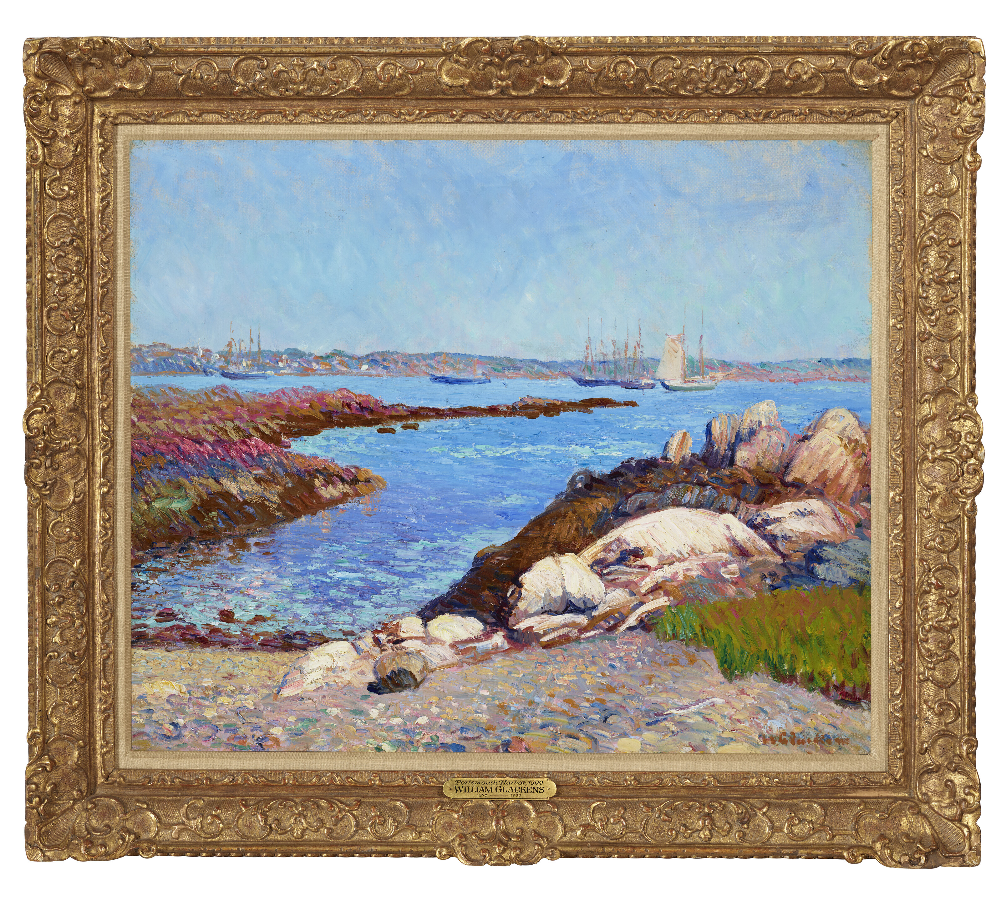 William Glackens — Портсмутская гавань, Нью-Гэмпшир, изображение 2